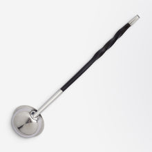 Load image into Gallery viewer, Scottish Sterling Silver Toddy Ladle with Twisted Horn Handle by James &amp; Walter Marshall
