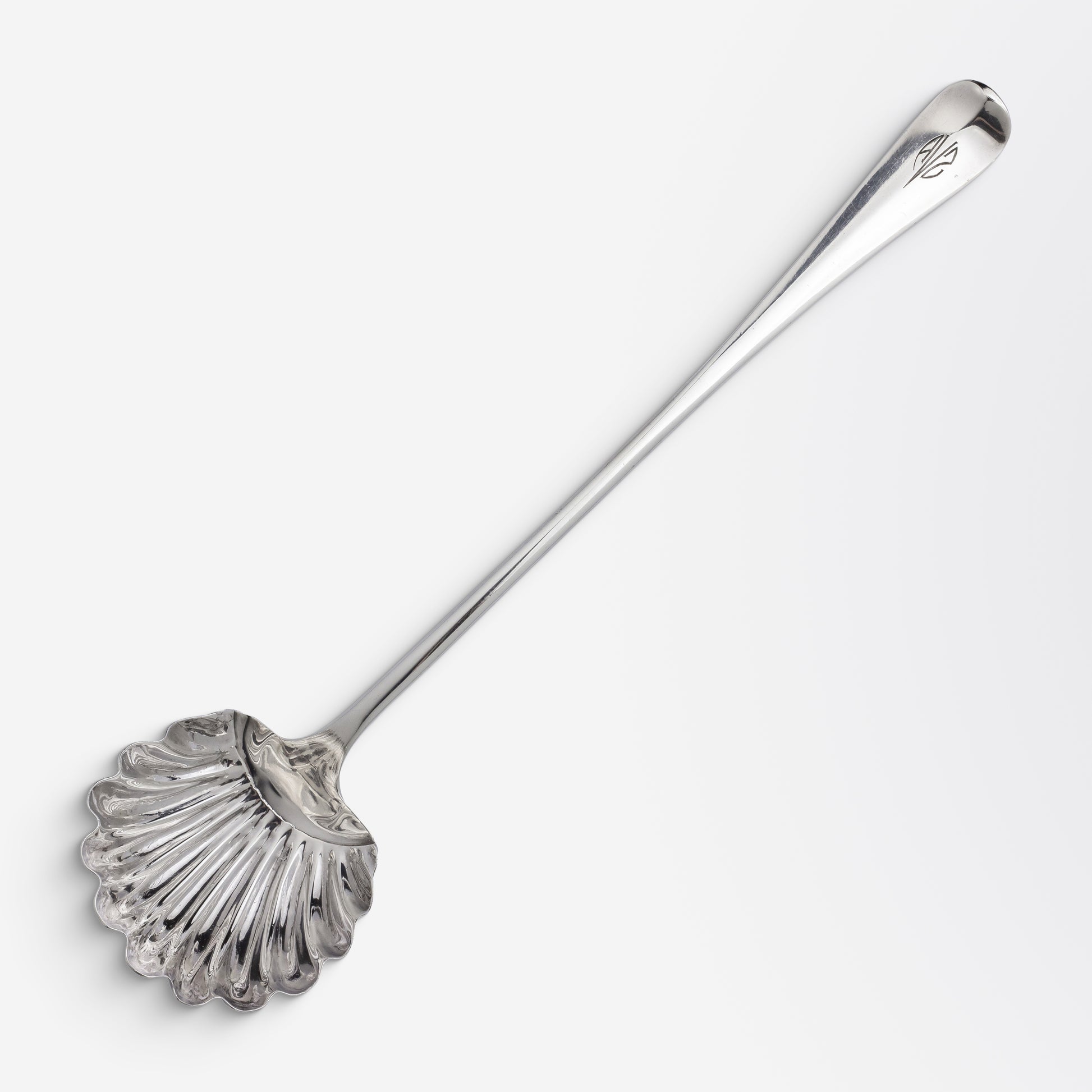 Scottish Sterling Silver Shell Form Ladle - The Antique Guild