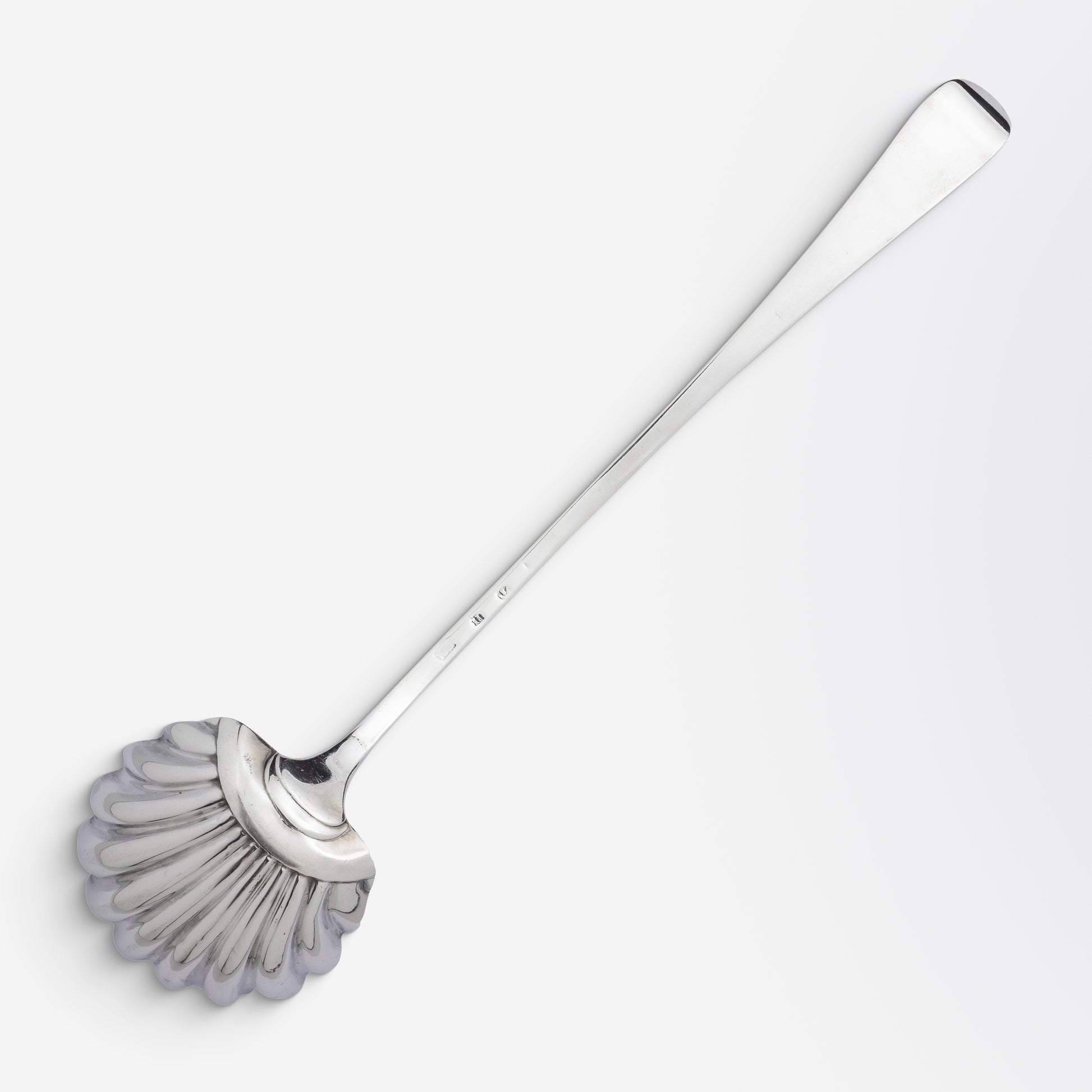 Scottish Sterling Silver Shell Form Ladle - The Antique Guild