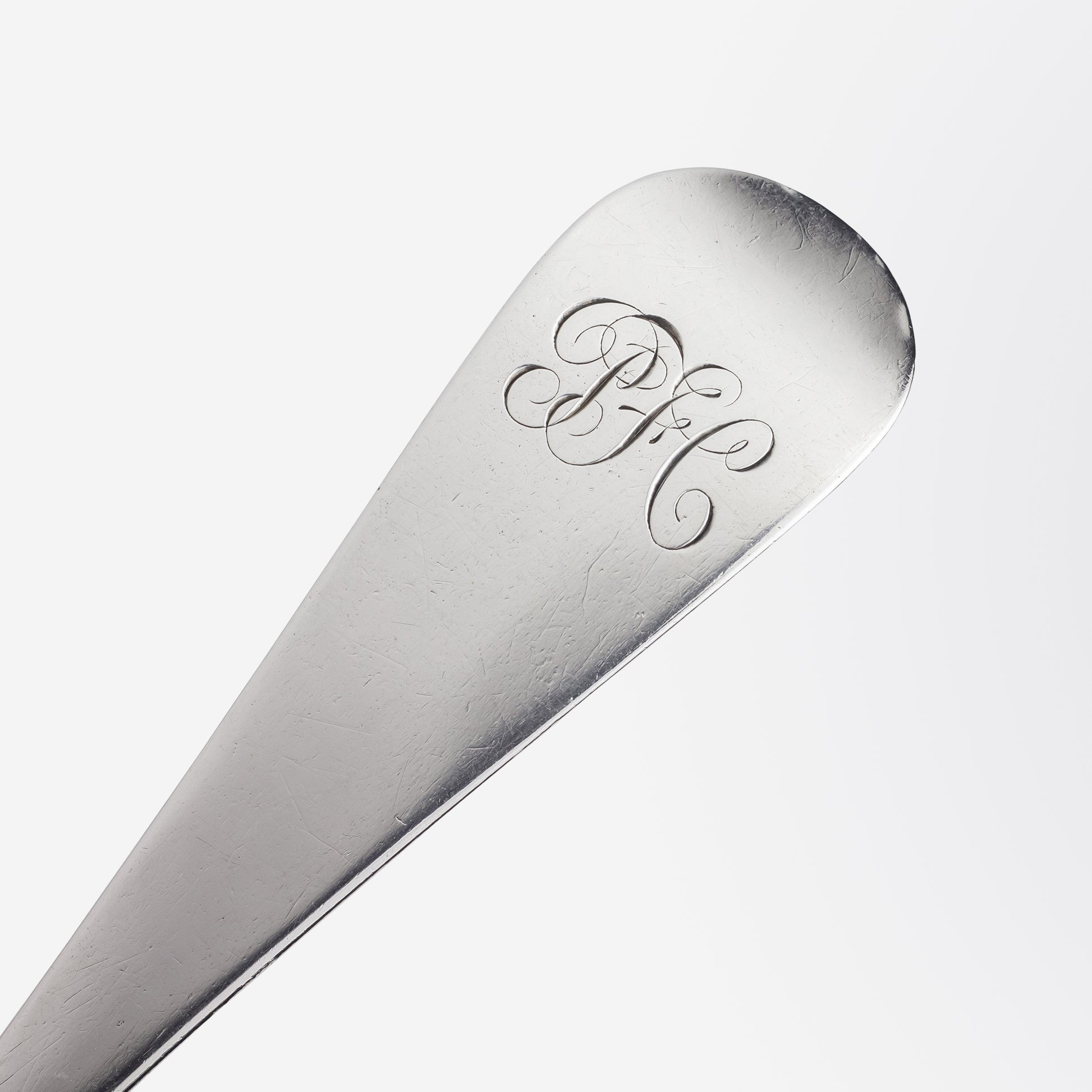 George II Sterling Silver Serving Spoon