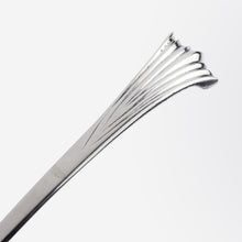 Load image into Gallery viewer, Fluted Irish Sterling Silver Serving Spoon by Michael Keating
