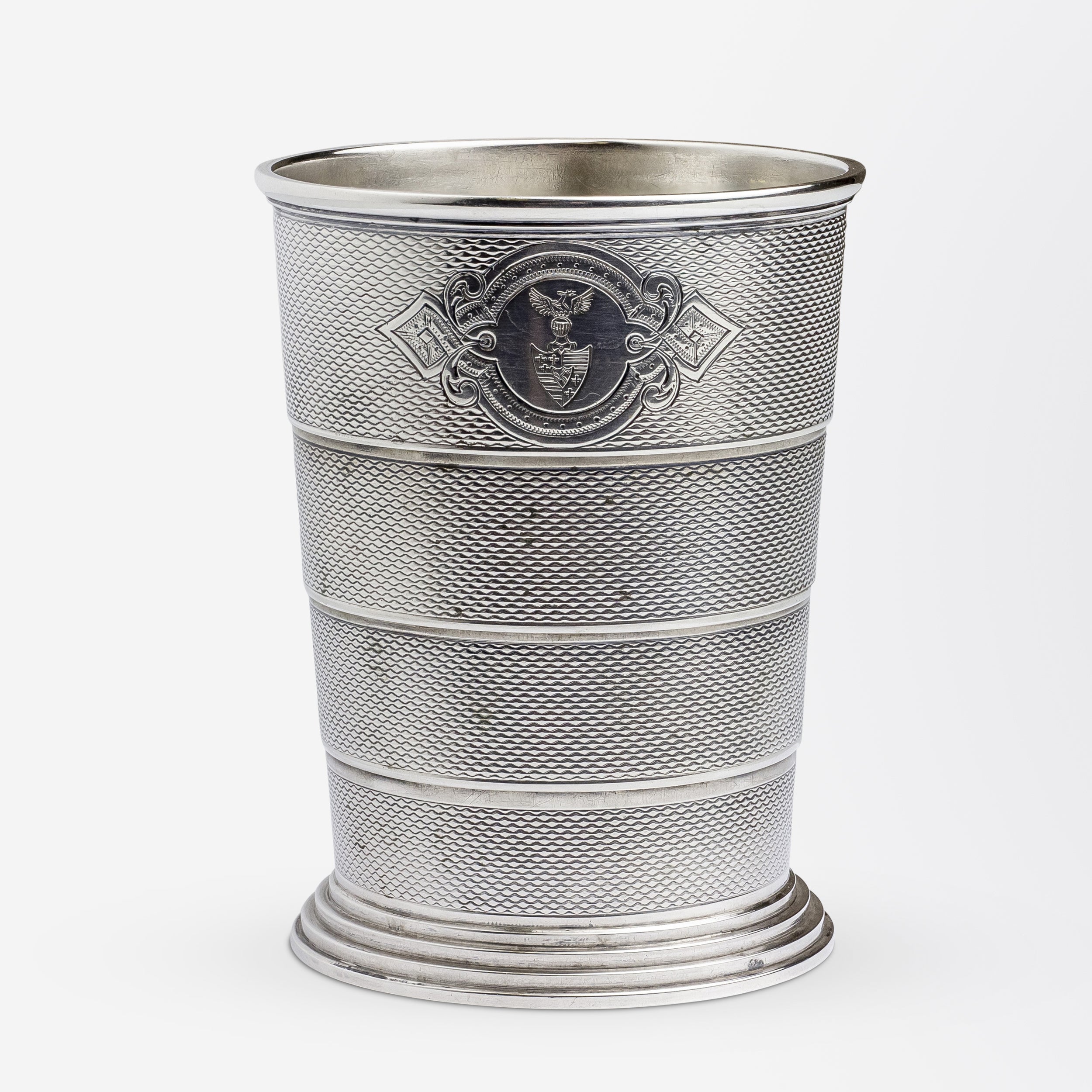Continental Collapsible Travel Cup in Loth Silver - The Antique Guild
