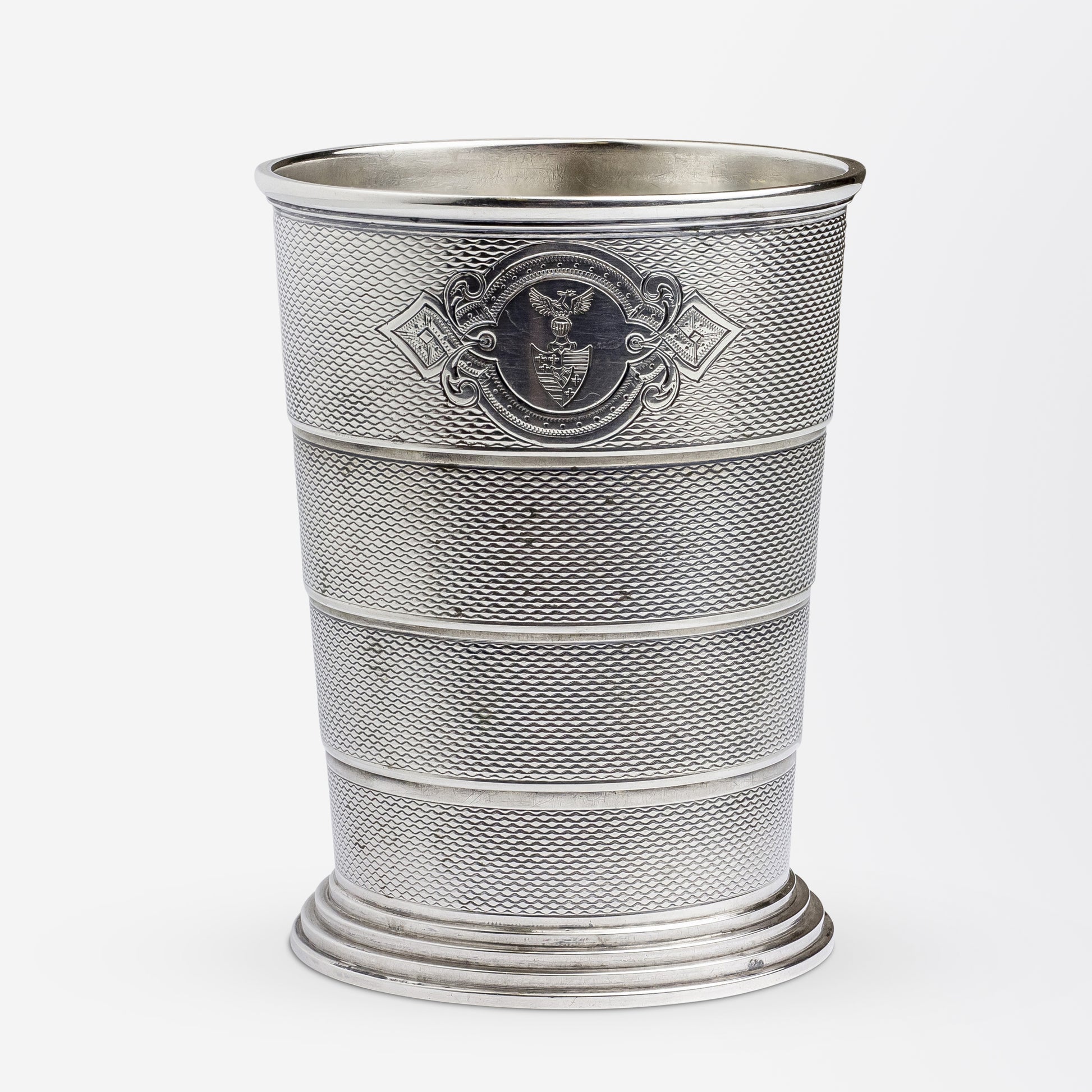 Continental Collapsible Travel Cup in Loth Silver - The Antique Guild