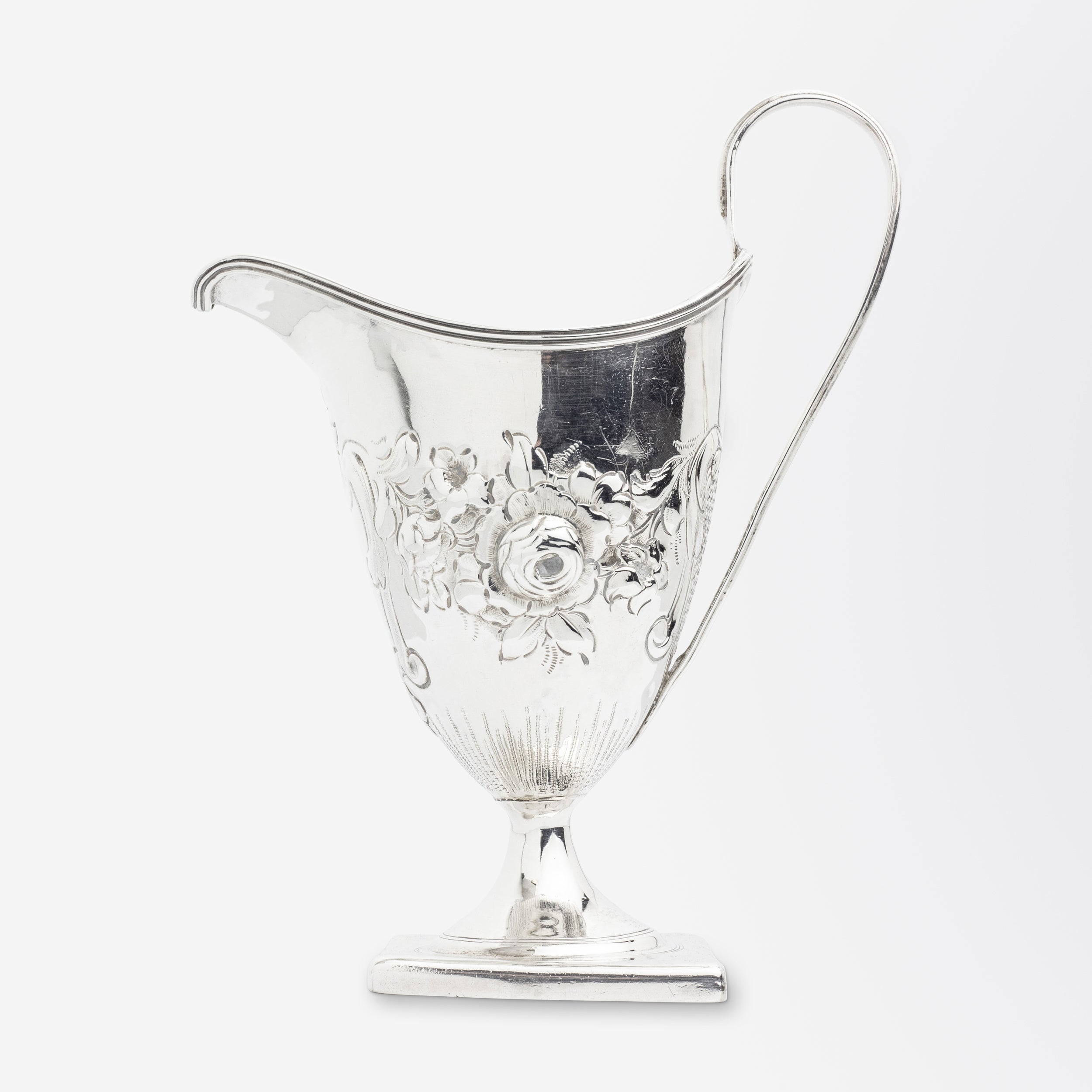 George III Sterling Creamer by Peter & Ann Bateman