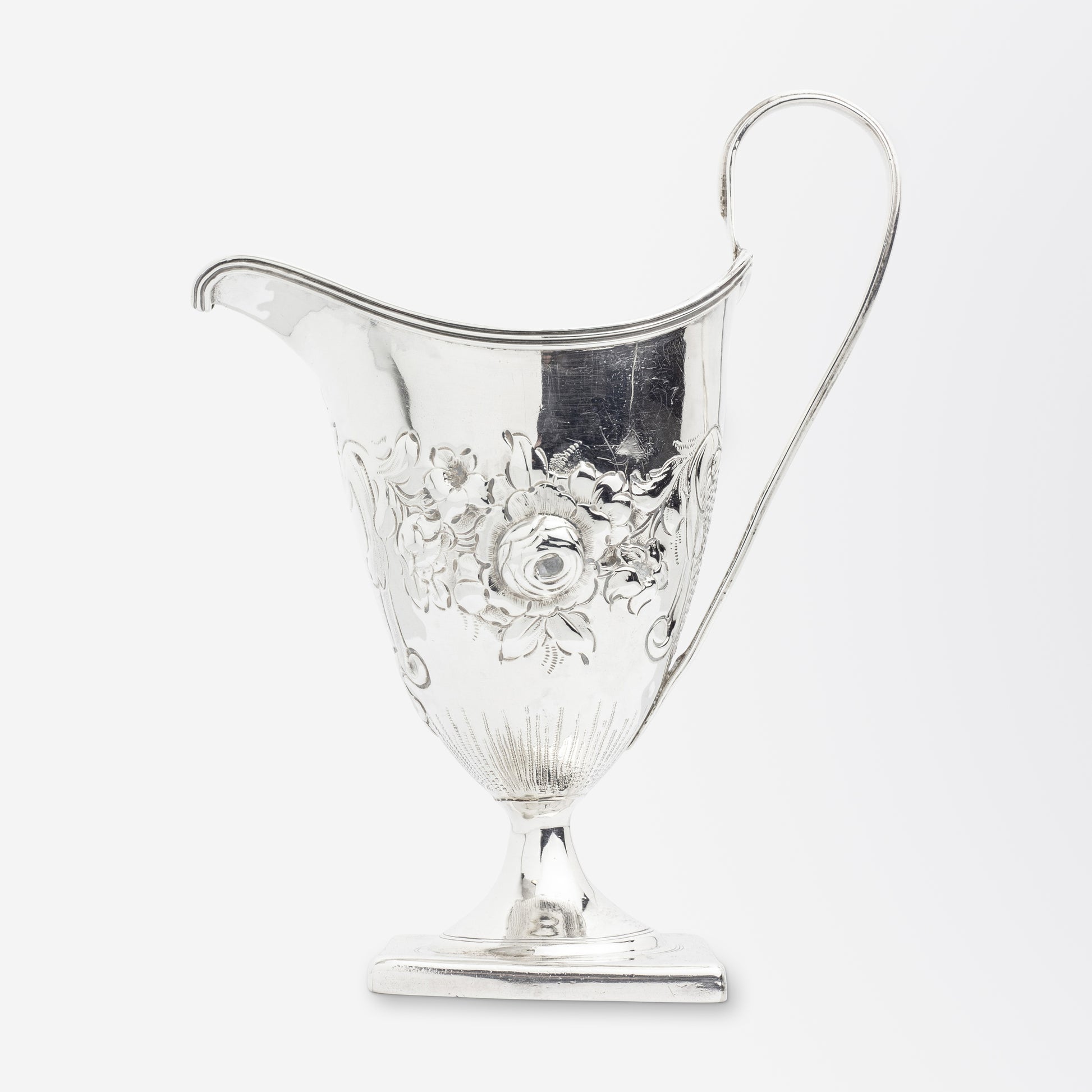 George III Sterling Creamer by Peter & Ann Bateman