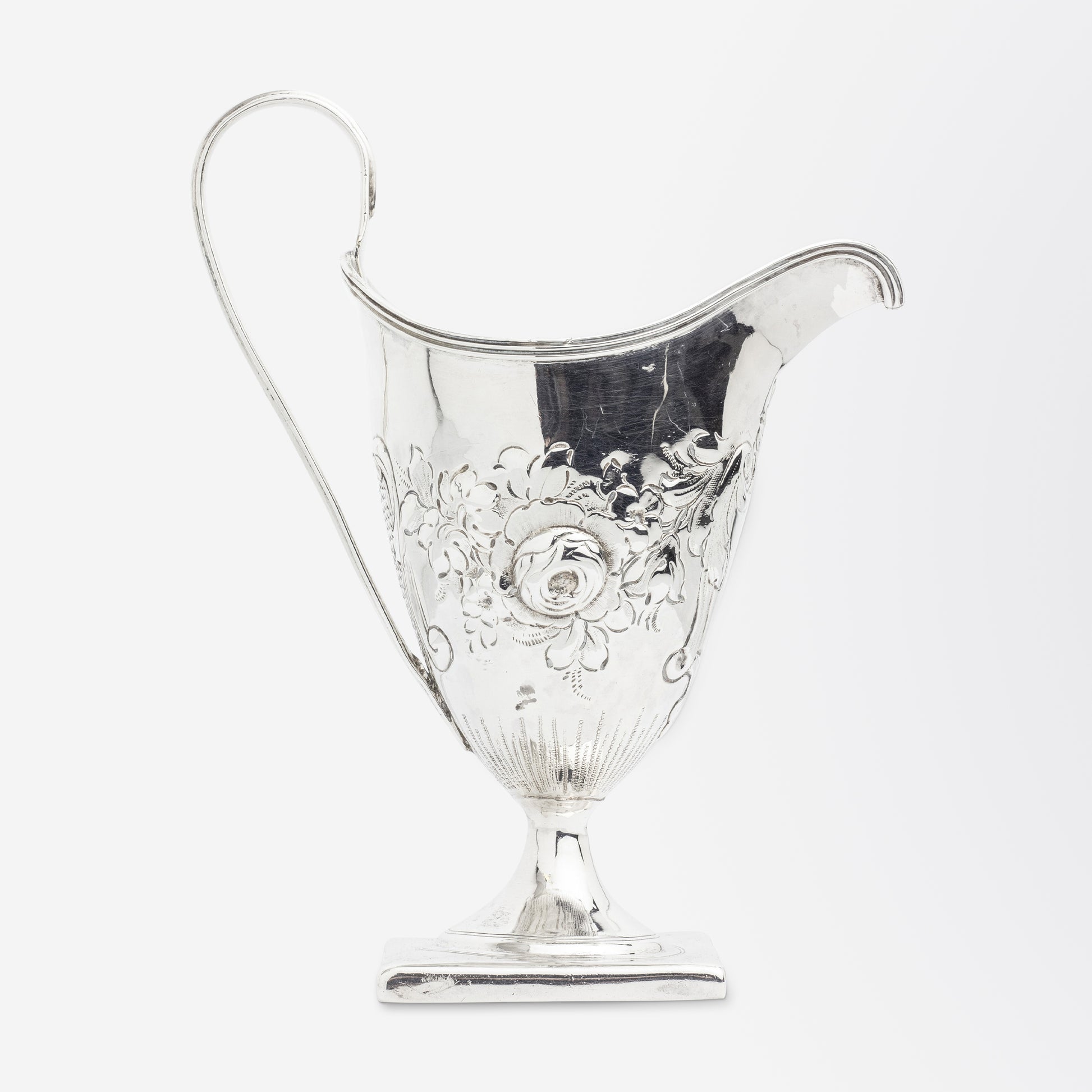 George III Sterling Creamer by Peter & Ann Bateman