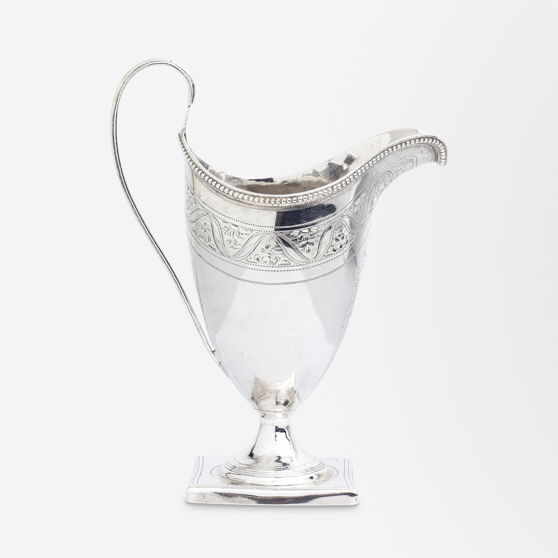 George III Sterling Silver Creamer by Peter & Ann Bateman