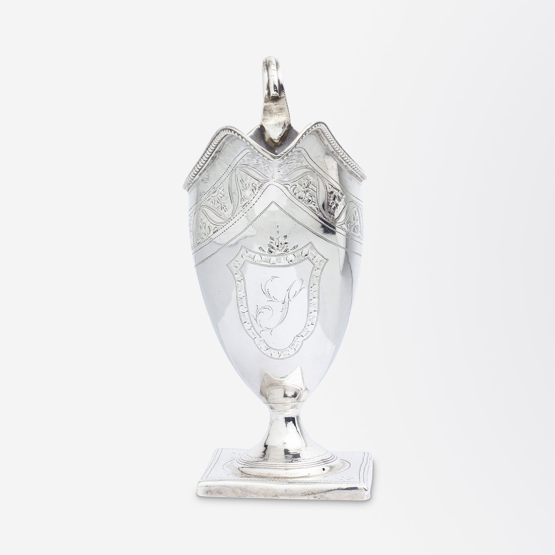 George III Sterling Silver Creamer by Peter & Ann Bateman