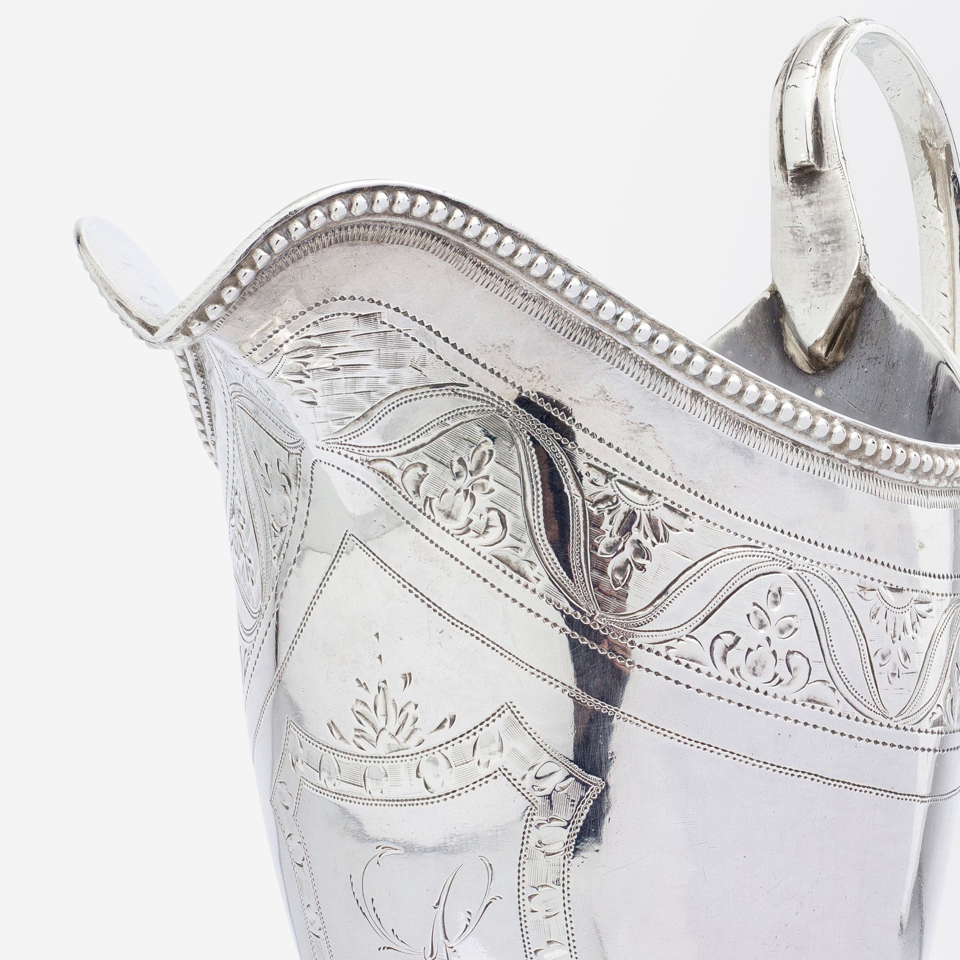 George III Sterling Silver Creamer by Peter & Ann Bateman