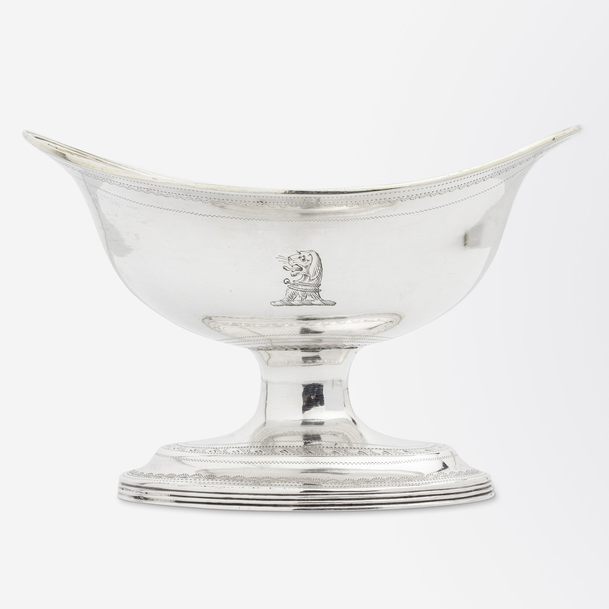 George III Sterling Salt Cellar by Peter & Ann Bateman