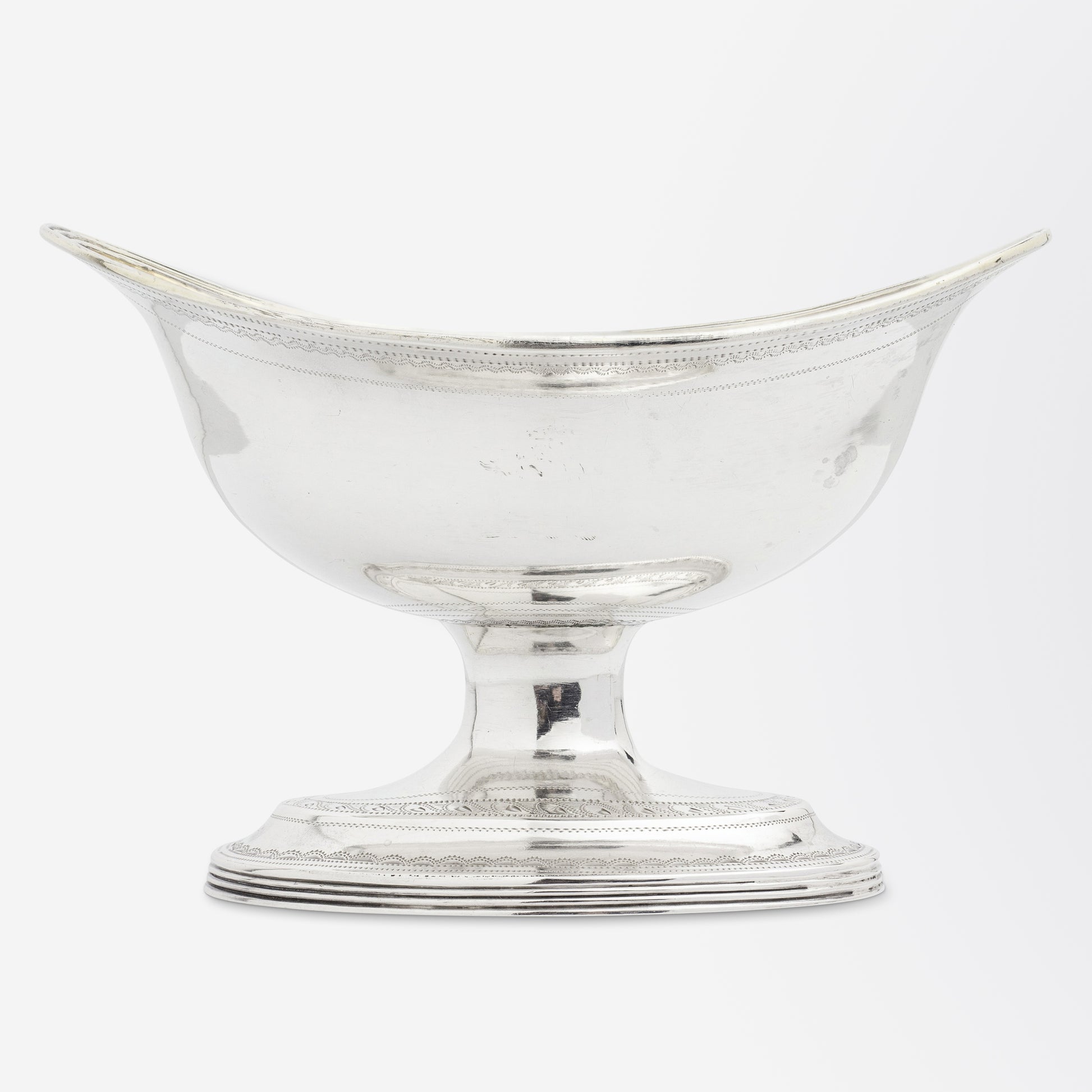 George III Sterling Salt Cellar by Peter & Ann Bateman