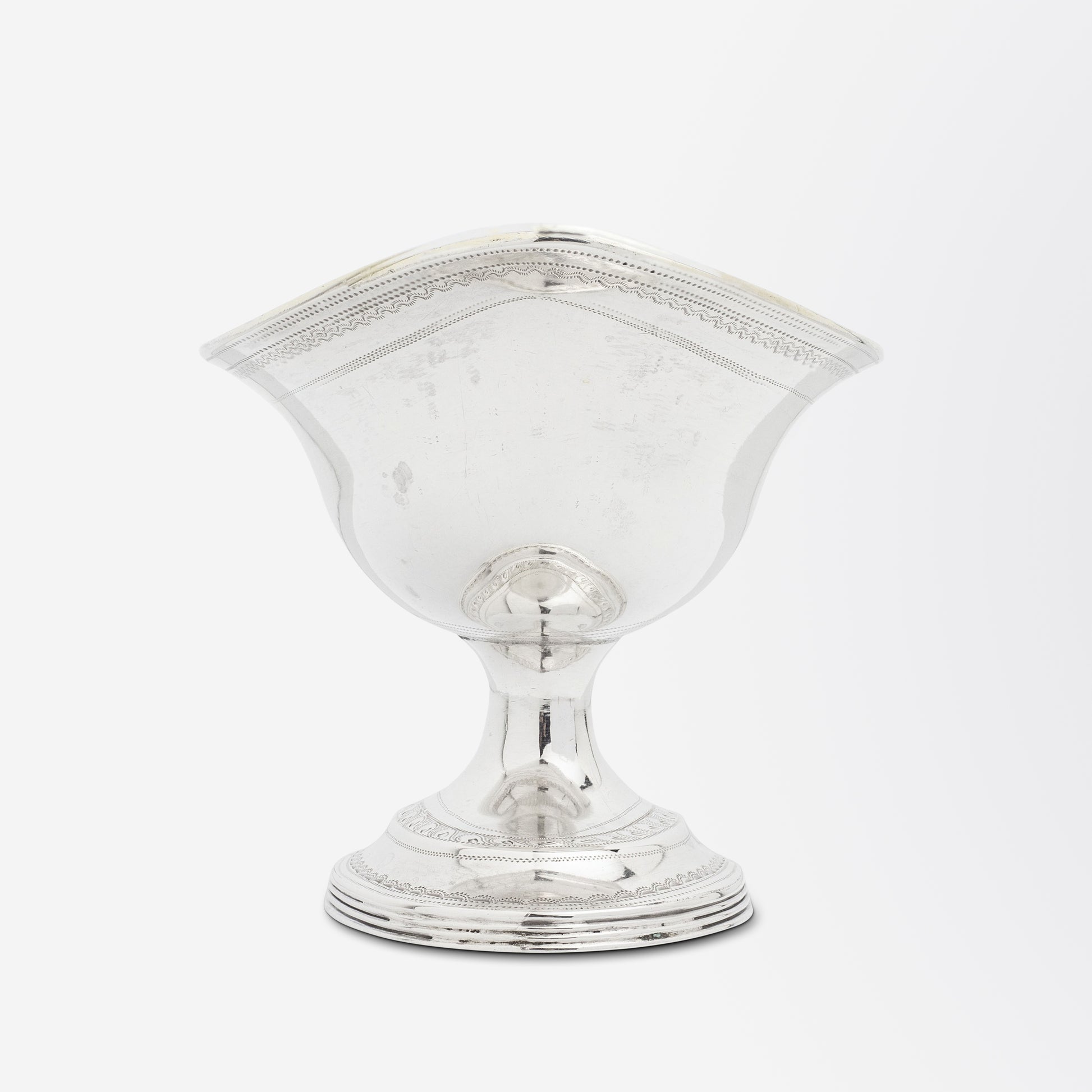 George III Sterling Salt Cellar by Peter & Ann Bateman