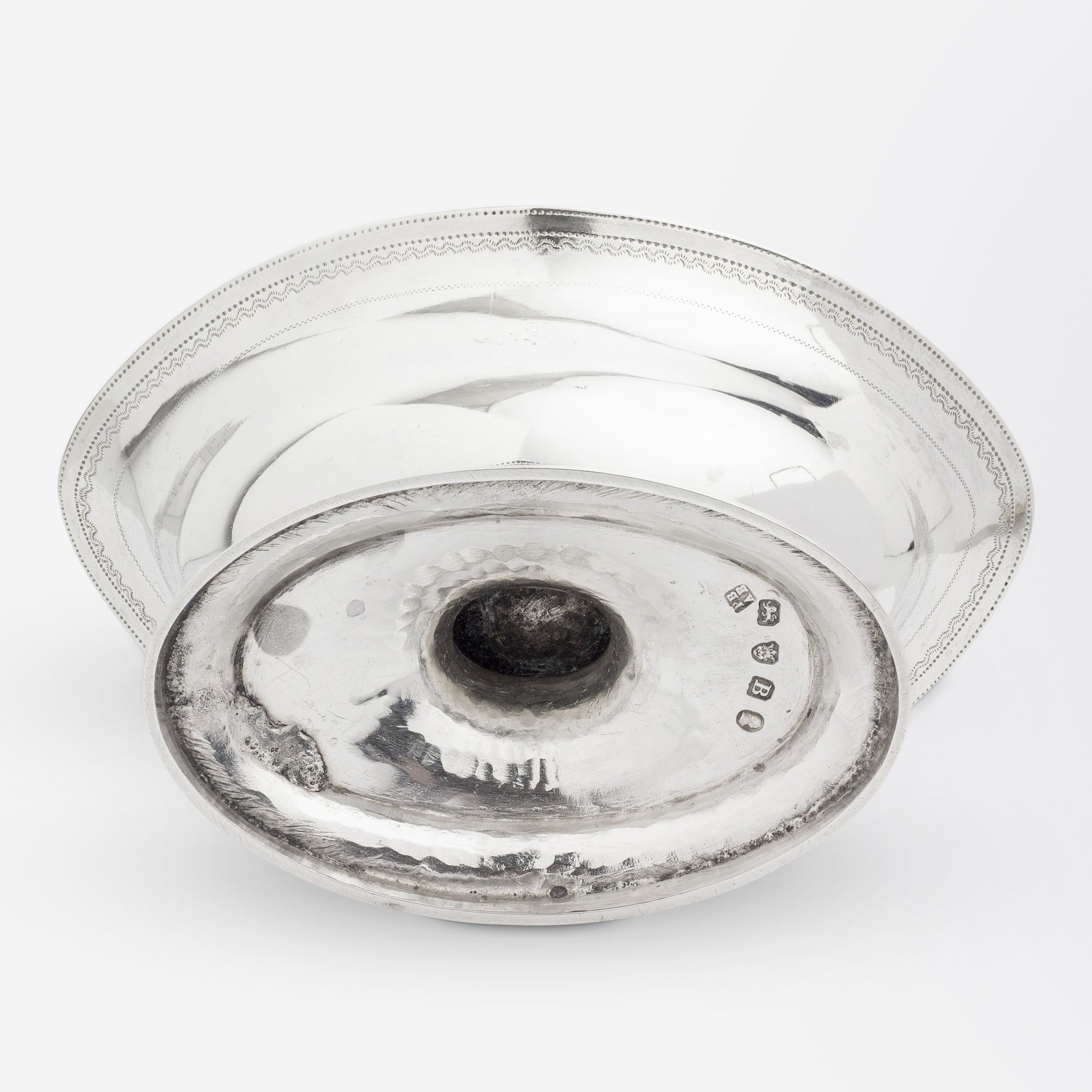 George III Sterling Salt Cellar by Peter & Ann Bateman