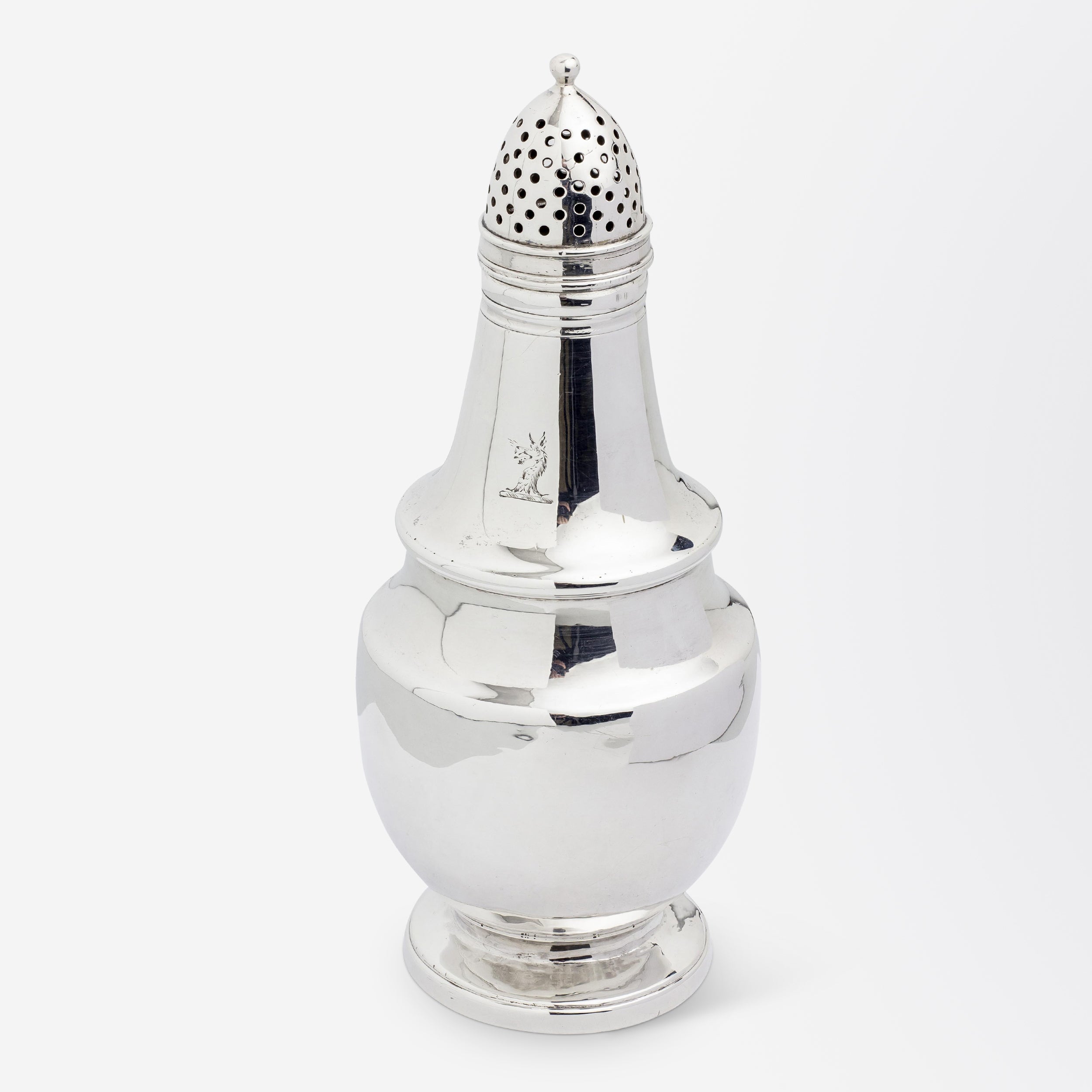 William IV Sterling Silver Pepperette by William Bateman II
