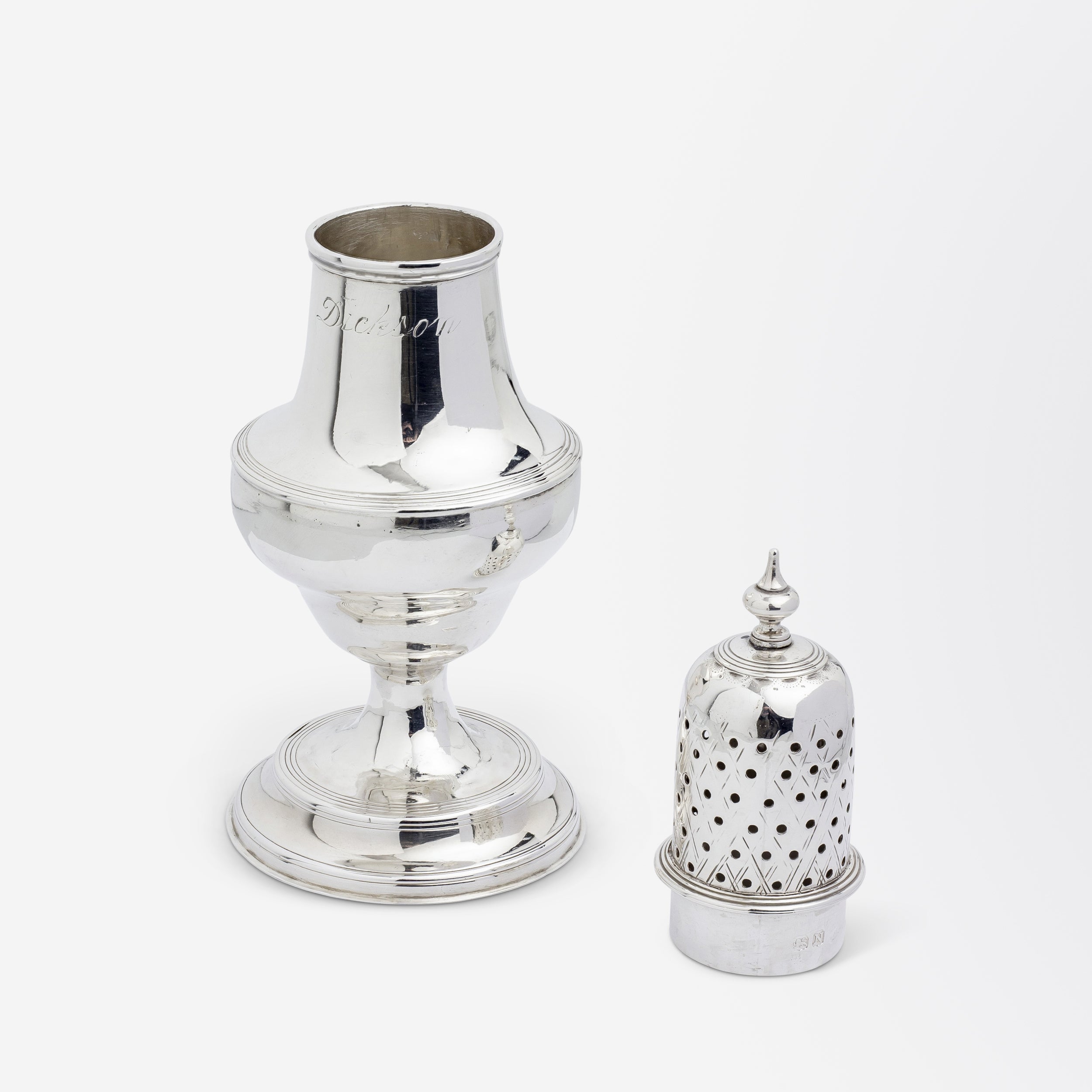 George III Sterling Silver Sugar Shaker by Peter & William Bateman