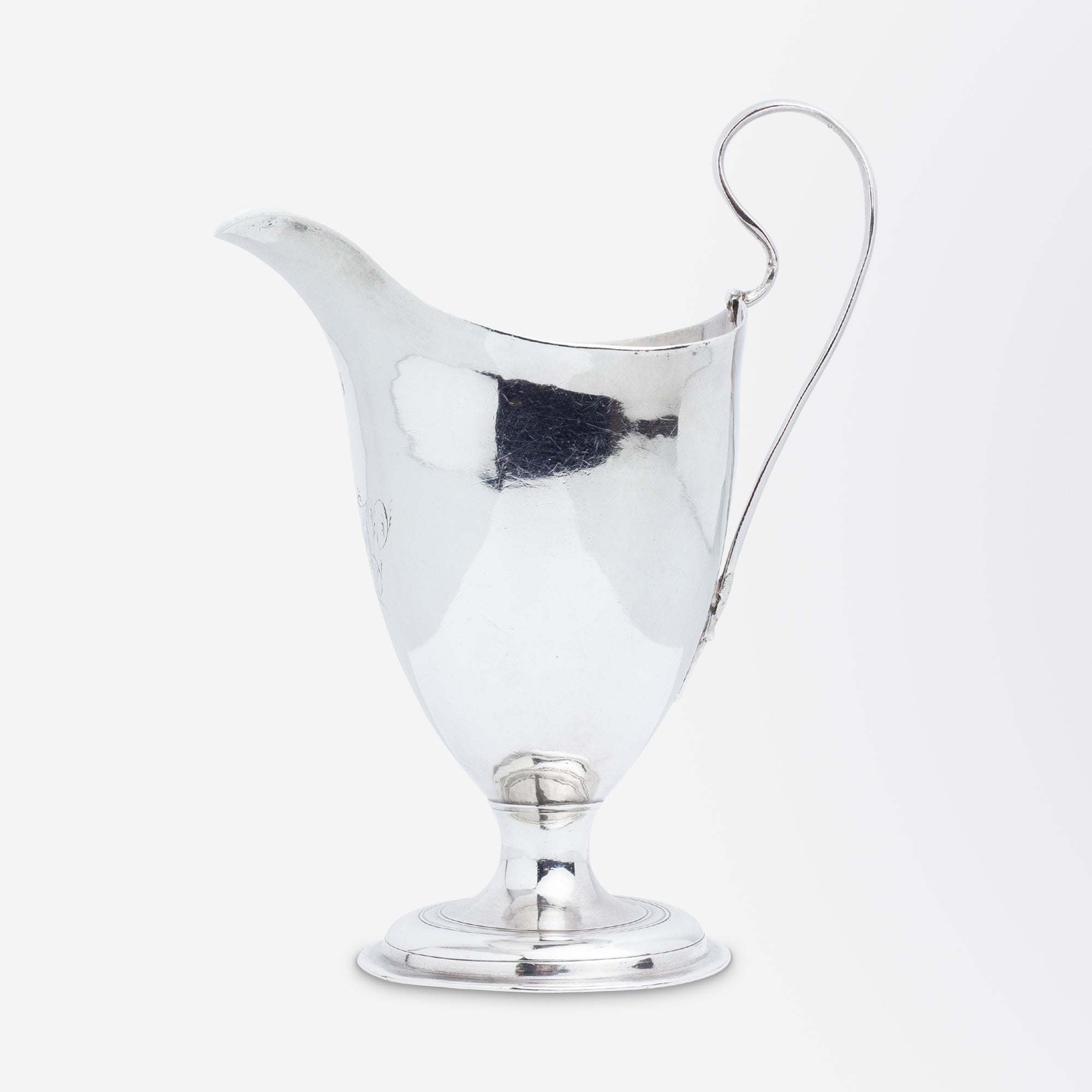 George III Sterling Silver Creamer by Robert Hennell I