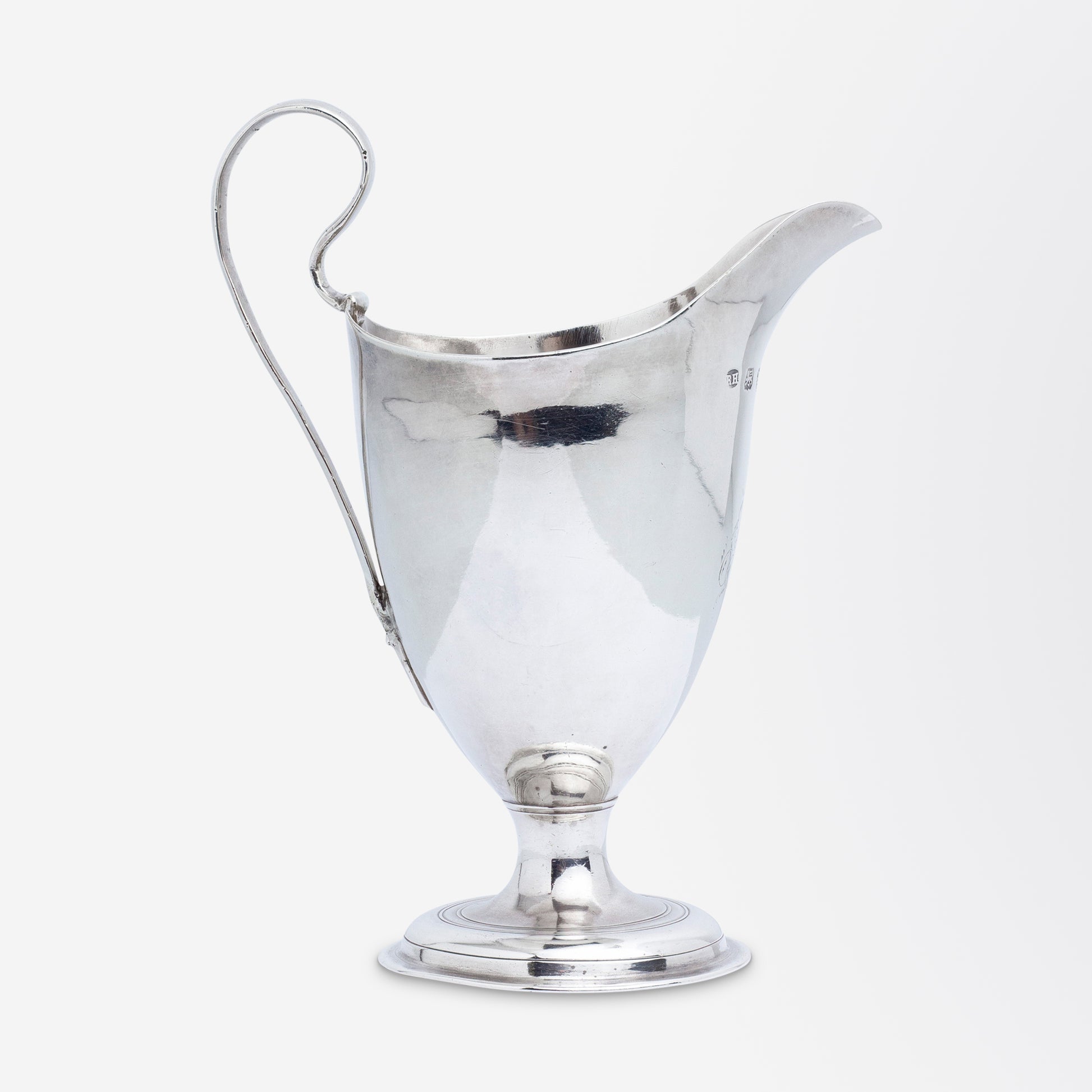 George III Sterling Silver Creamer by Robert Hennell I