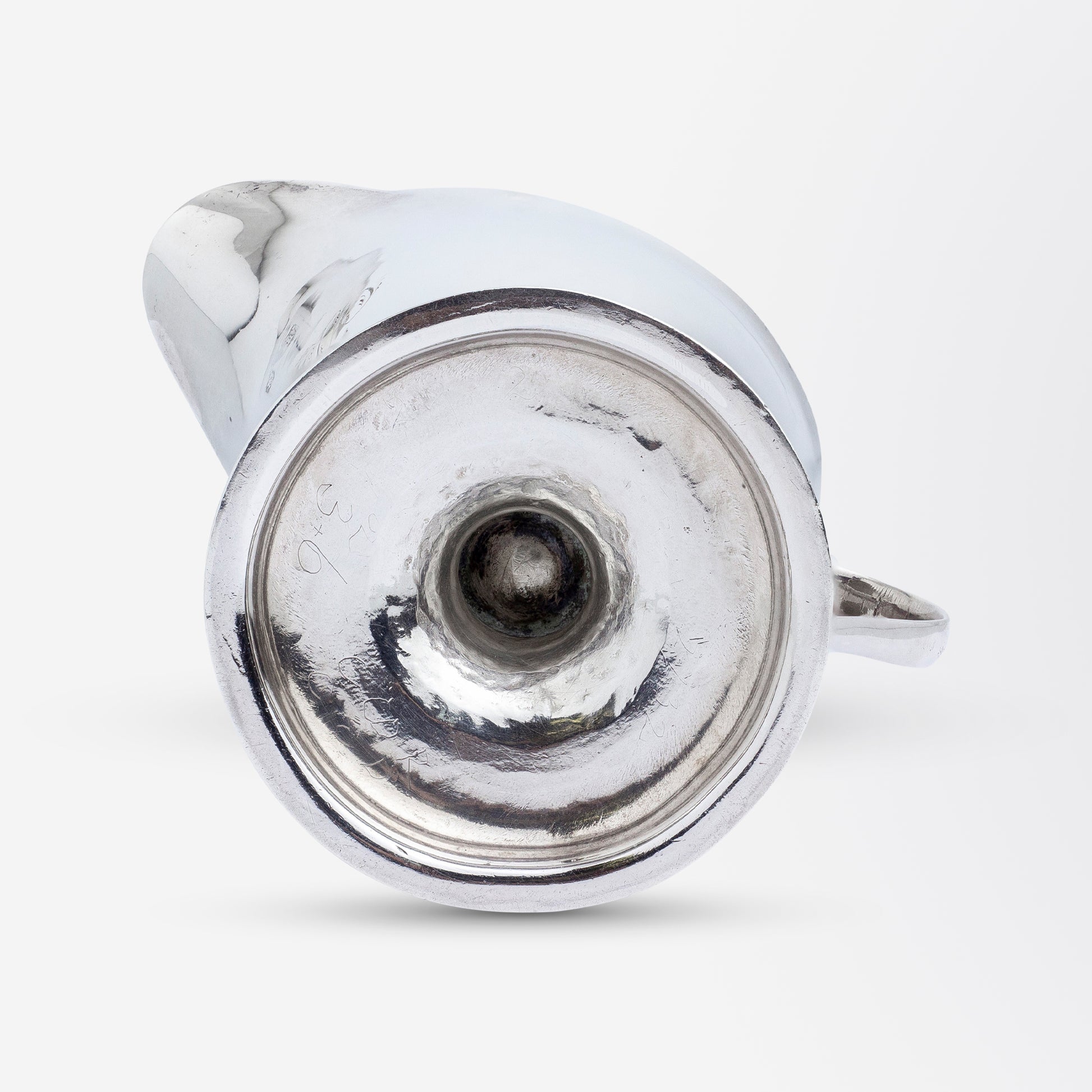 George III Sterling Silver Creamer by Robert Hennell I