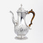 George III Era Sterling Silver Coffee Pot by Charles Wallis