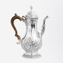 George III Era Sterling Silver Coffee Pot by Charles Wallis