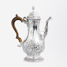 Load image into Gallery viewer, George III Era Sterling Silver Coffee Pot by Charles Wallis
