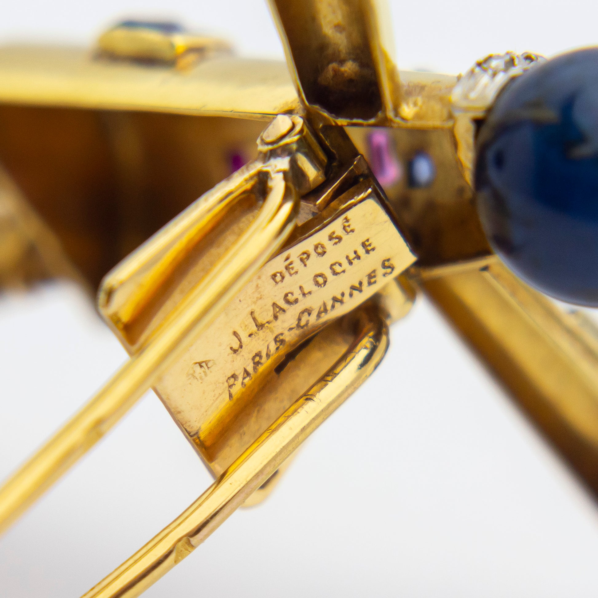 Broche épouvantail J Lacloche, style rétro