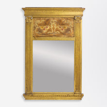 Load image into Gallery viewer, Petite French Empire Mirror with Silk Panel
