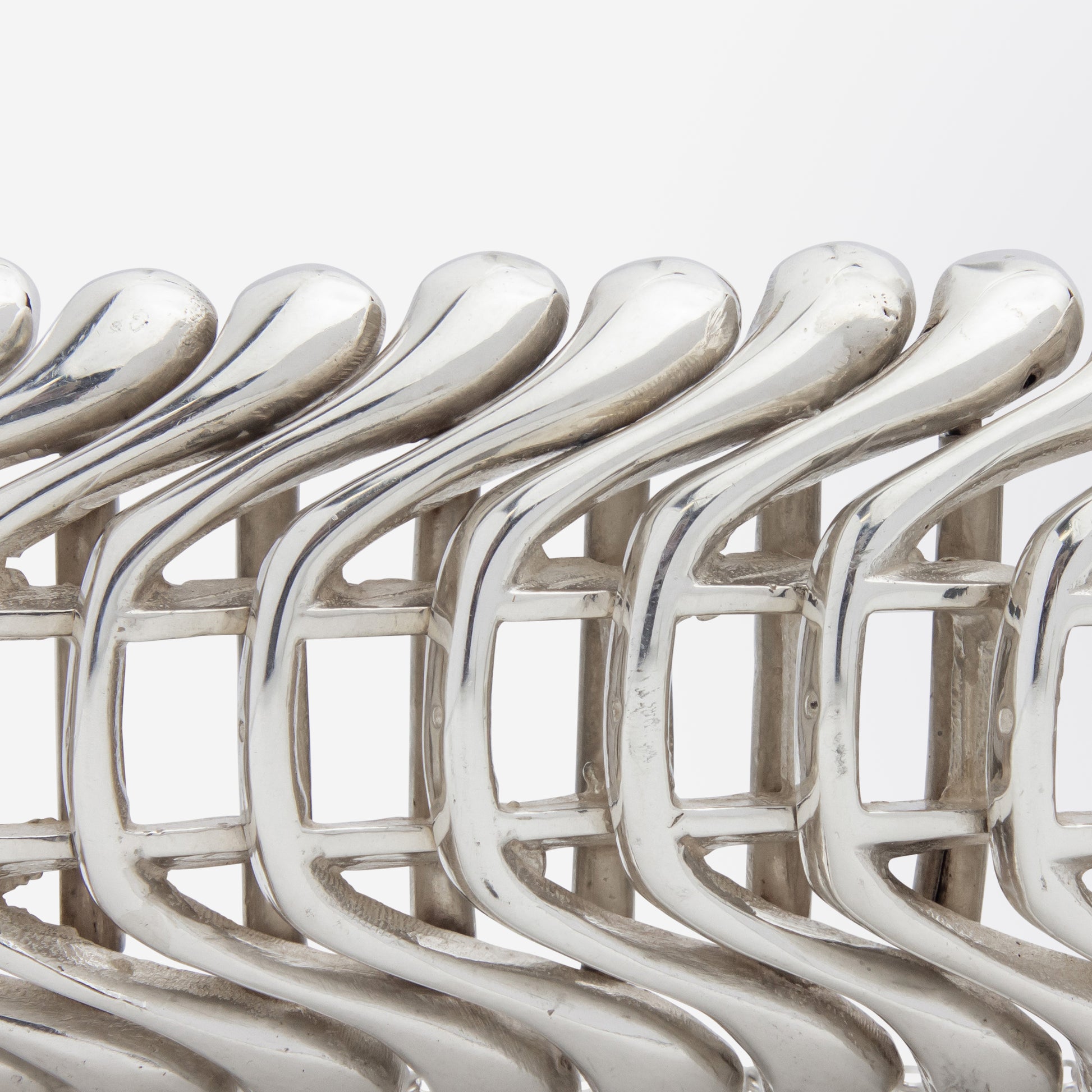 Bracelet moderniste en argent sterling