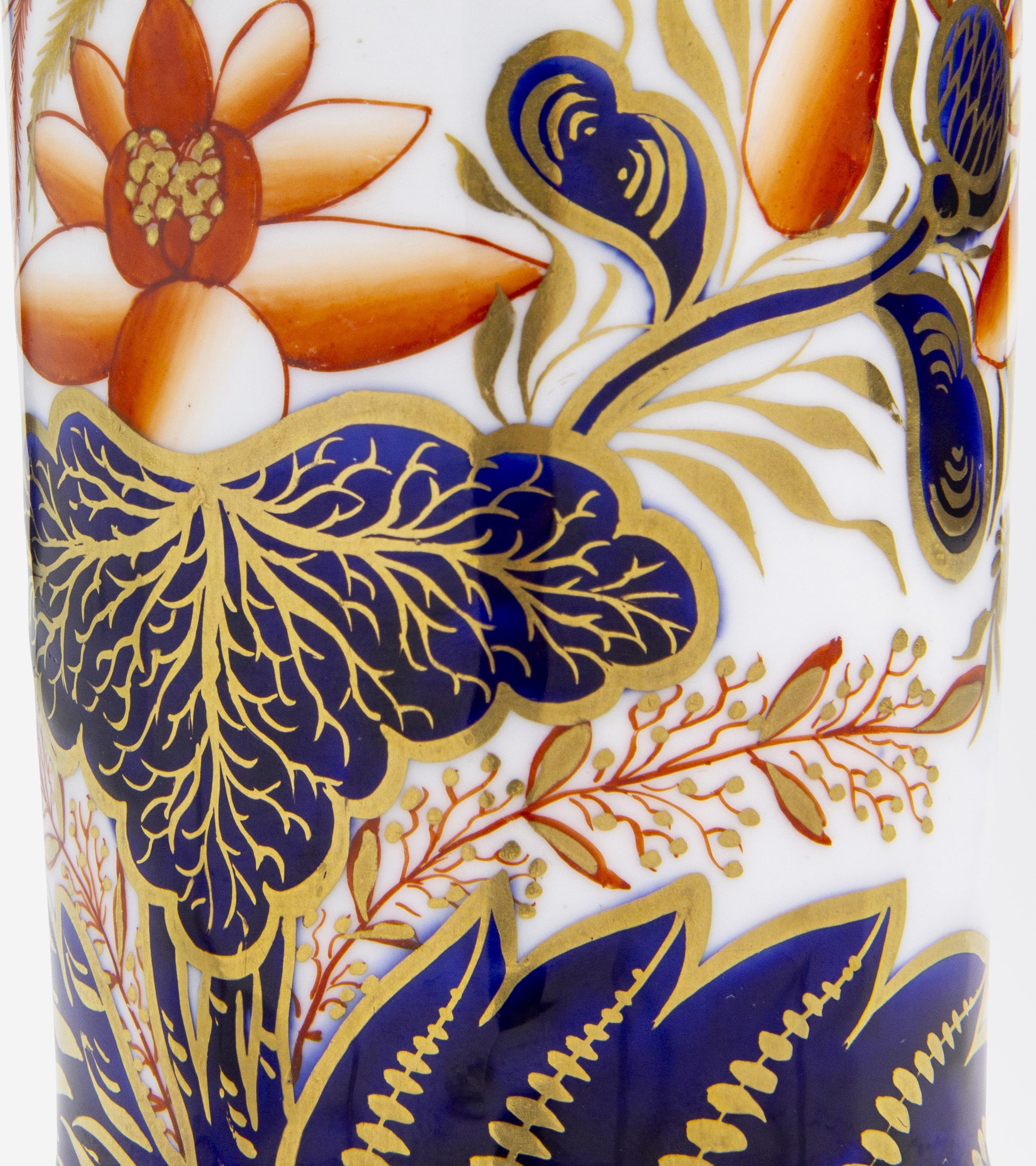 Spode Imari Style Spill Vase in 'Banana Tree' Pattern