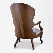 Load image into Gallery viewer, Victorian Walnut Parlour Chair
