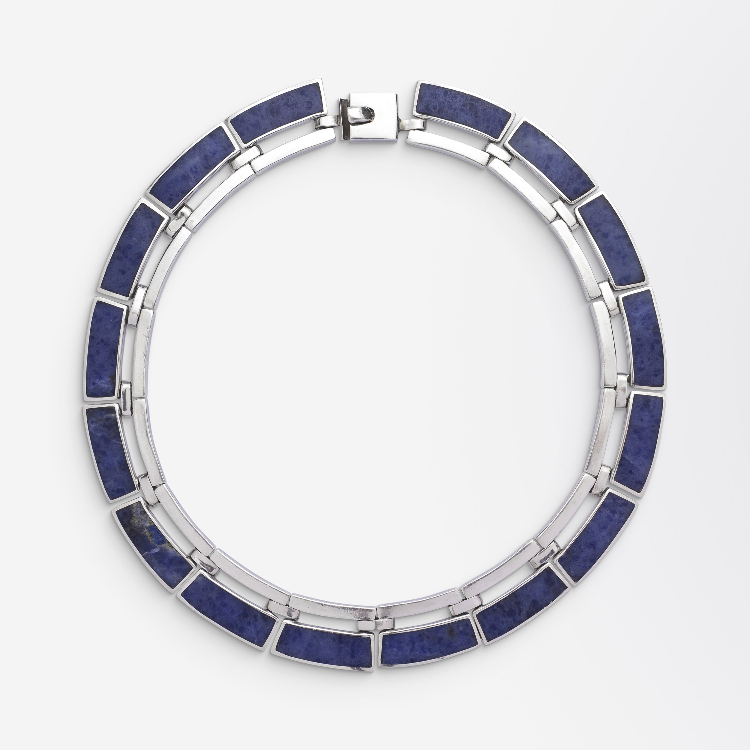 Mexican Silver & Sodalite Necklace
