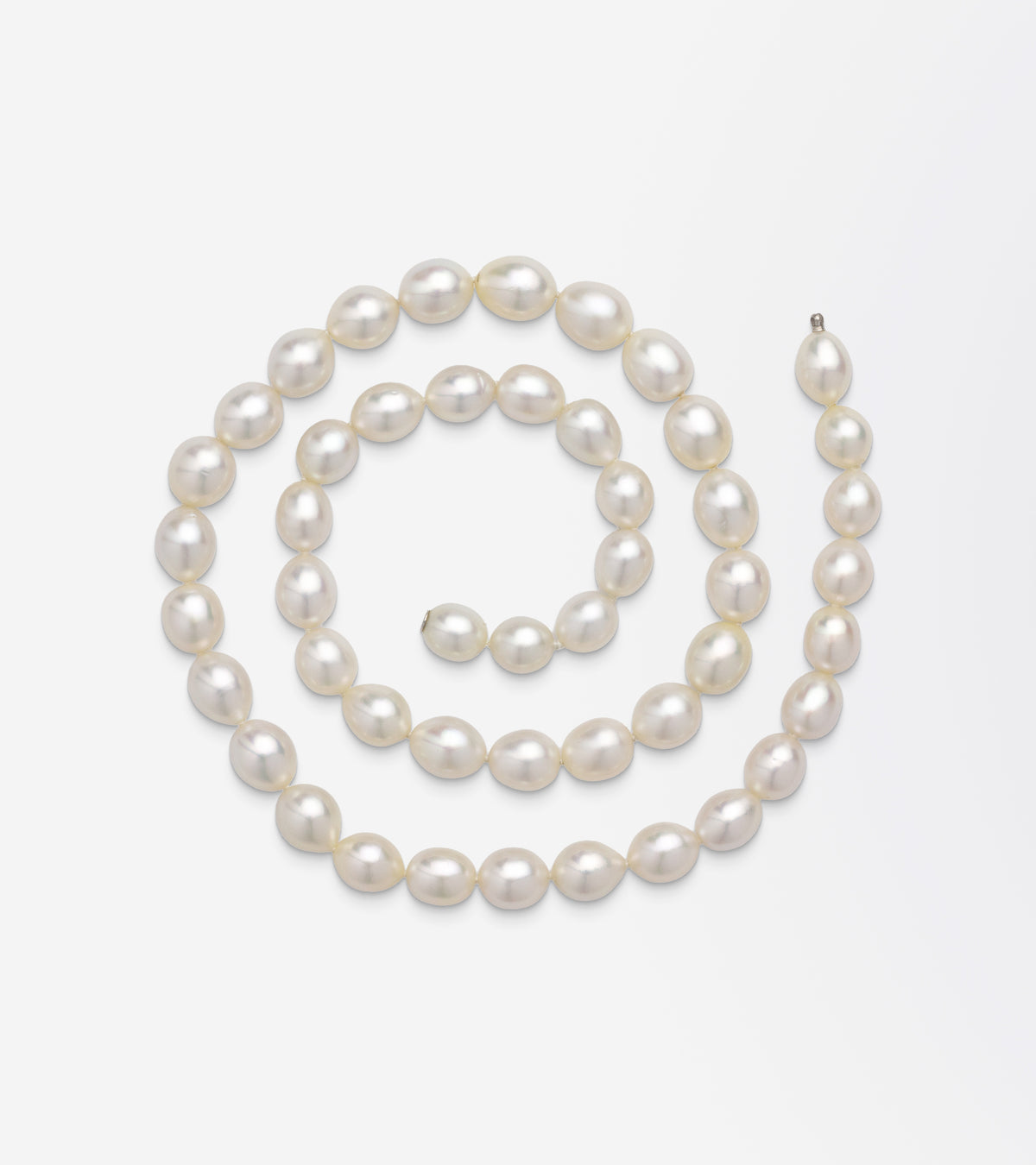 Strand of 48 Oval South Sea Pearls