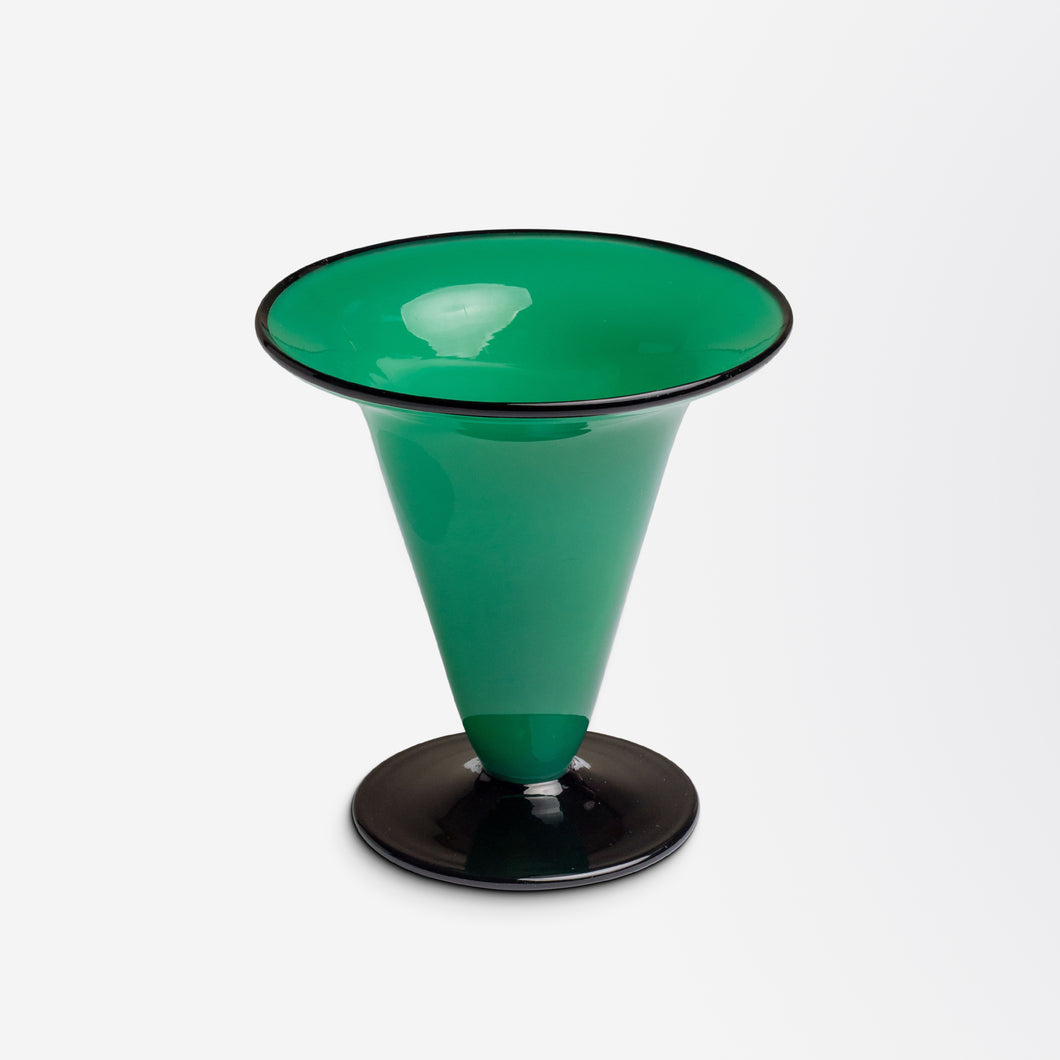 Art Deco Tango Glass Vase in the Ikora Range by W.M.F