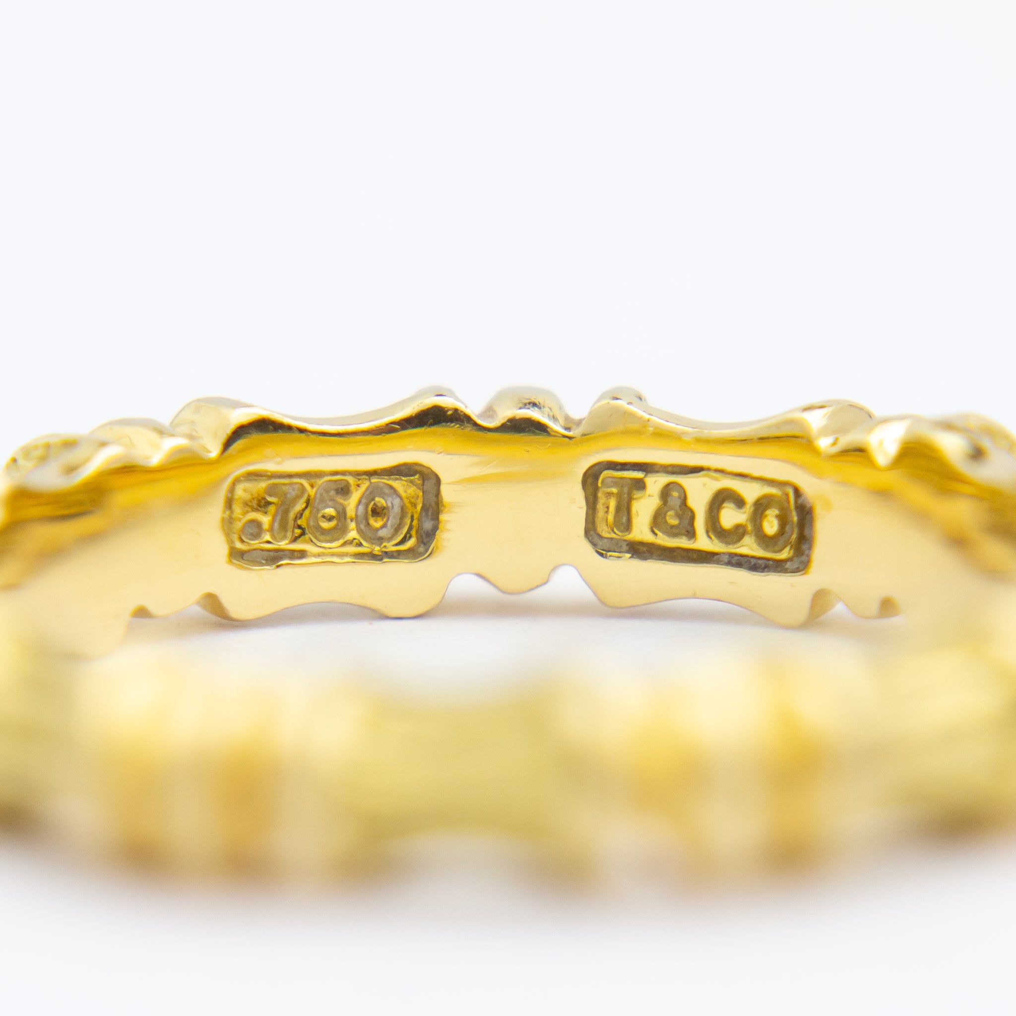 18kt Gold Tiffany & Co. Bamboo Ring – The Antique Guild