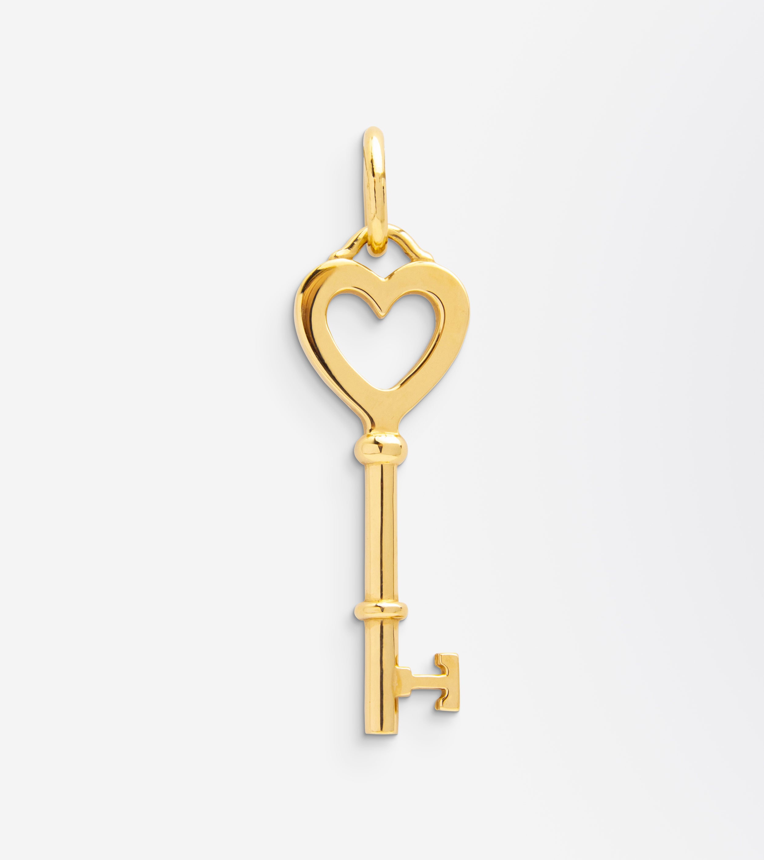 Tiffany and Co 18kt Gold Key Pendant