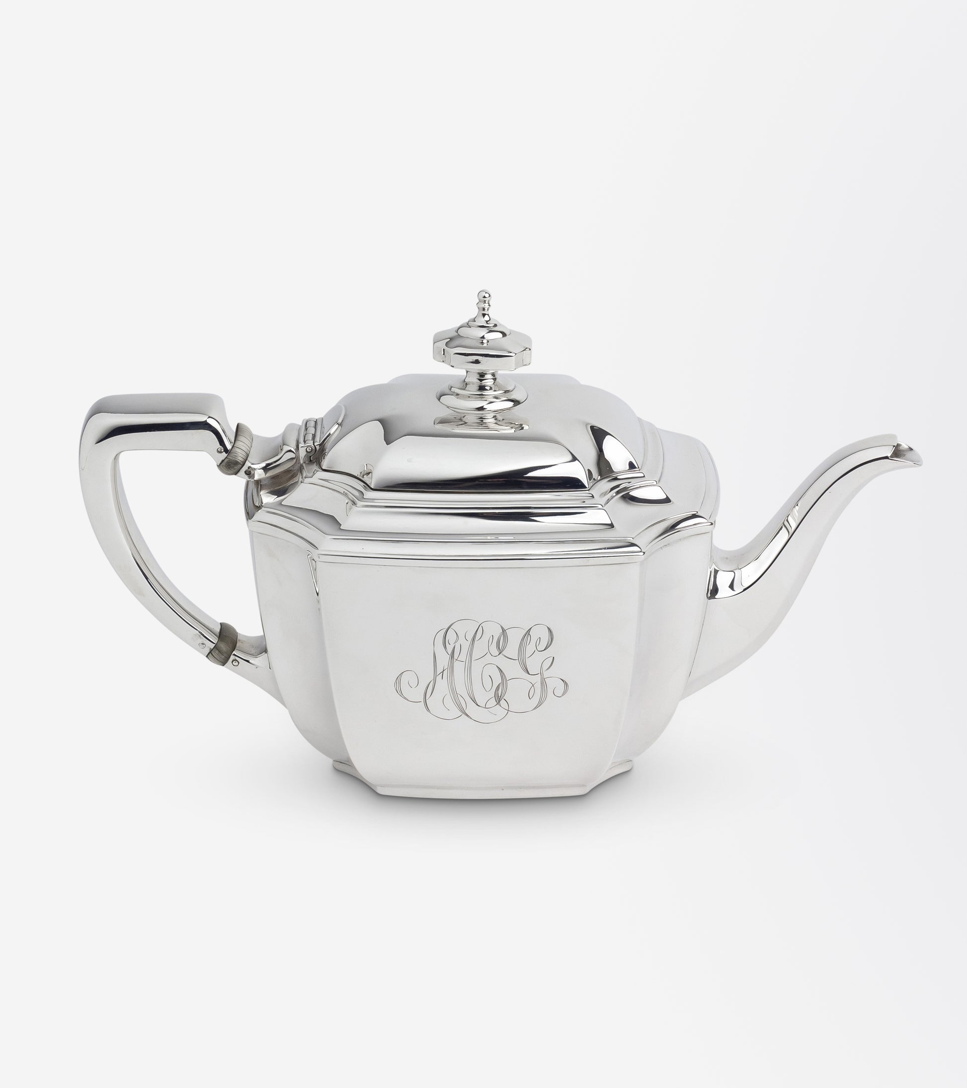 Art Deco, Sterling Silver, Five Piece Tea and Coffee Service by Tiffany & Co.