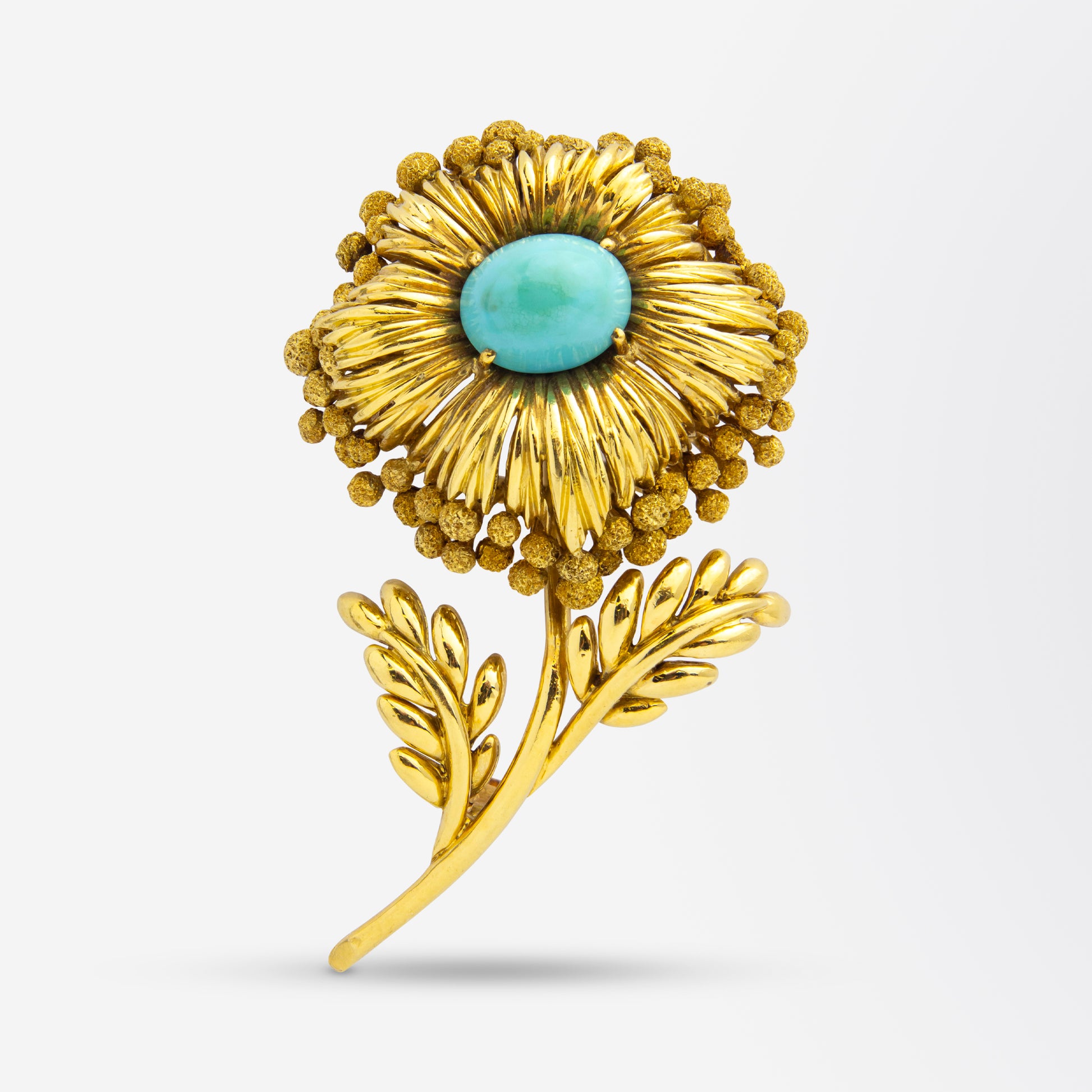 Broche fleur Tiffany &amp; Co. milieu du siècle