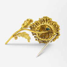 Load image into Gallery viewer, Mid Century Tiffany &amp; Co Flower Brooch
