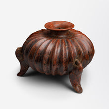 Load image into Gallery viewer, Pre-Columbian Colima Slip-Glazed Earthenware Tripod Vessel
