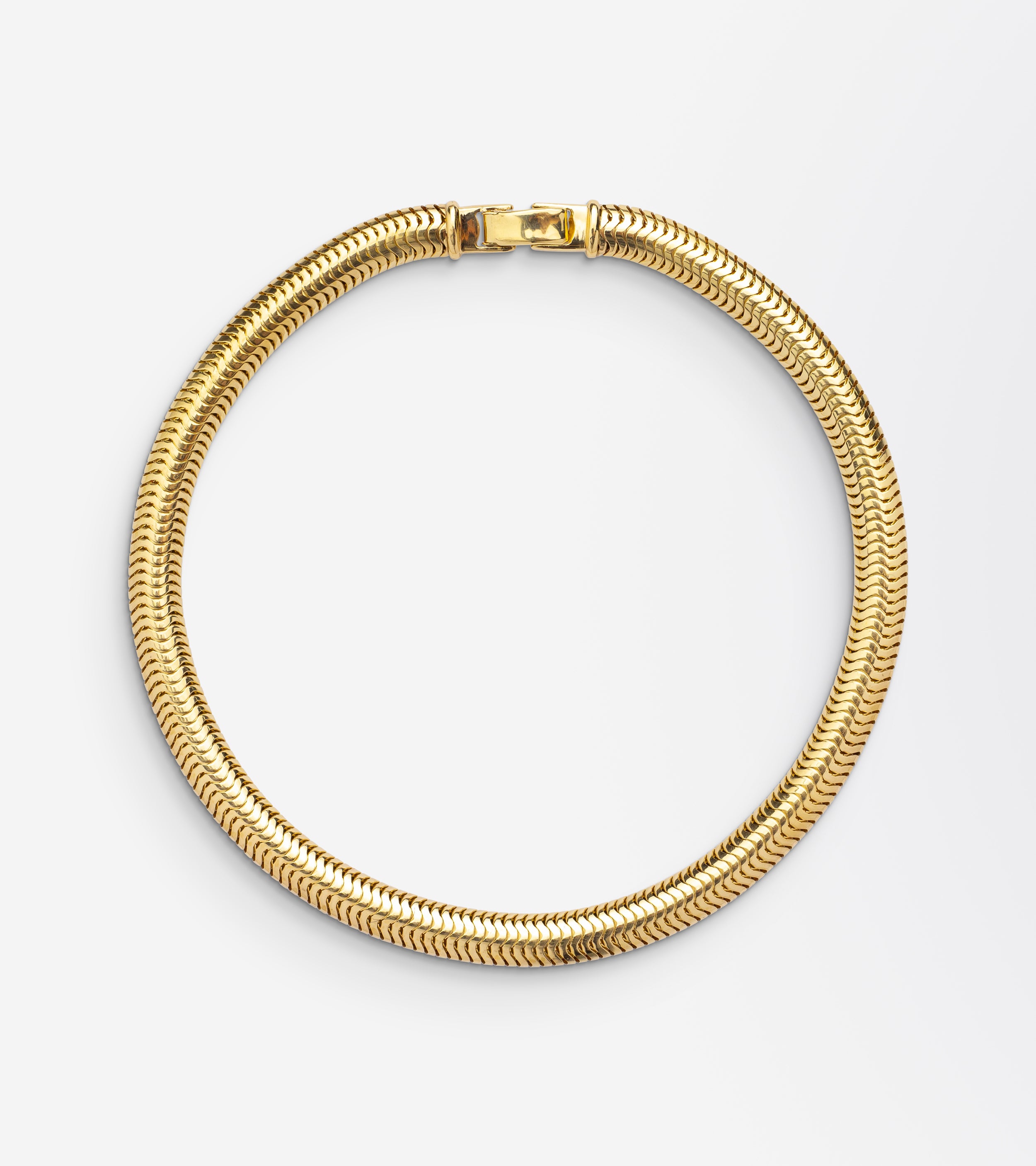 Yellow Gold 'Tubogas' Necklace
