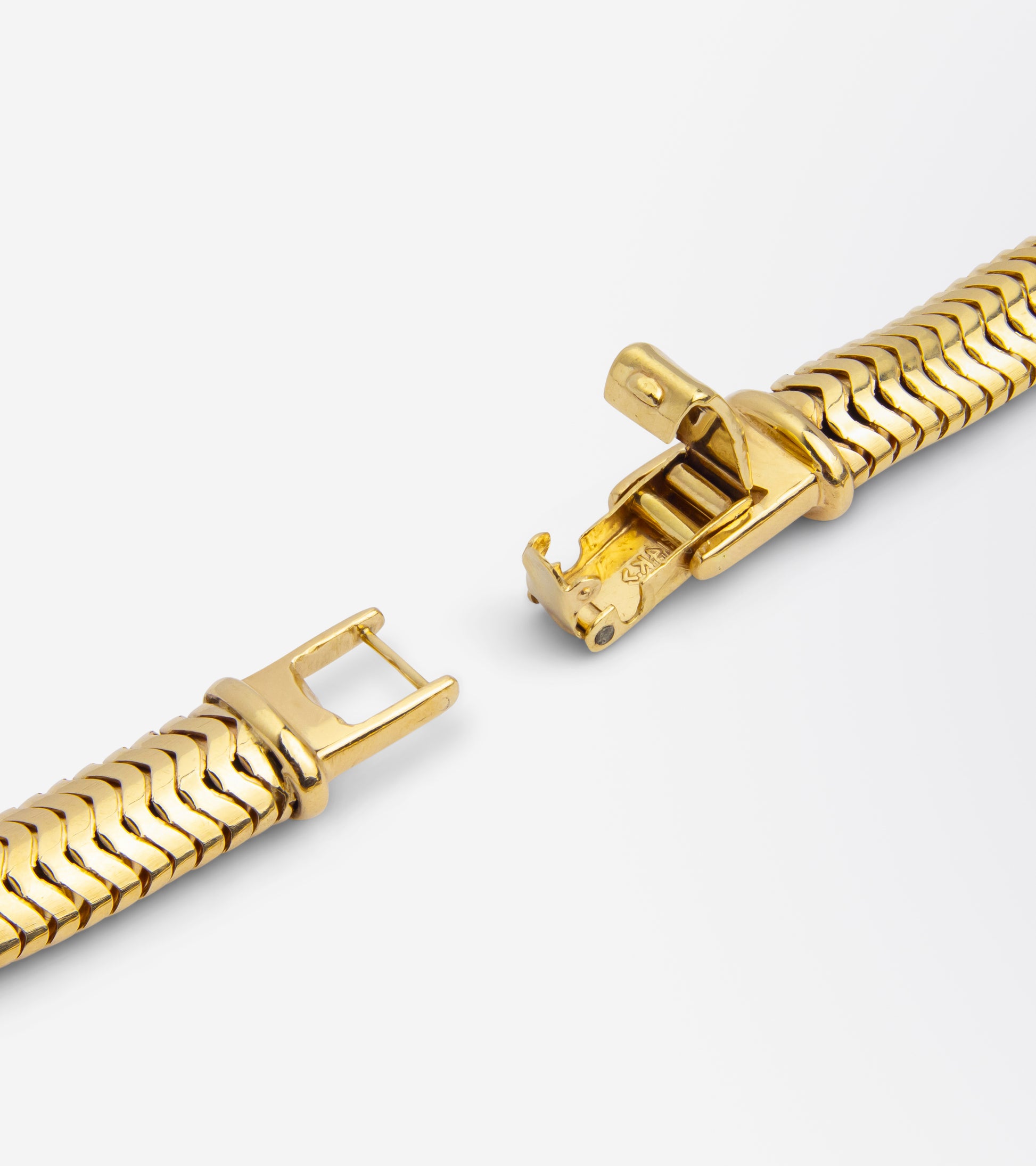 Yellow Gold 'Tubogas' Necklace