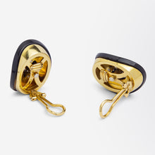 Load image into Gallery viewer, Van Cleef &amp; Arpels Onyx &amp; Diamond Ear Clips
