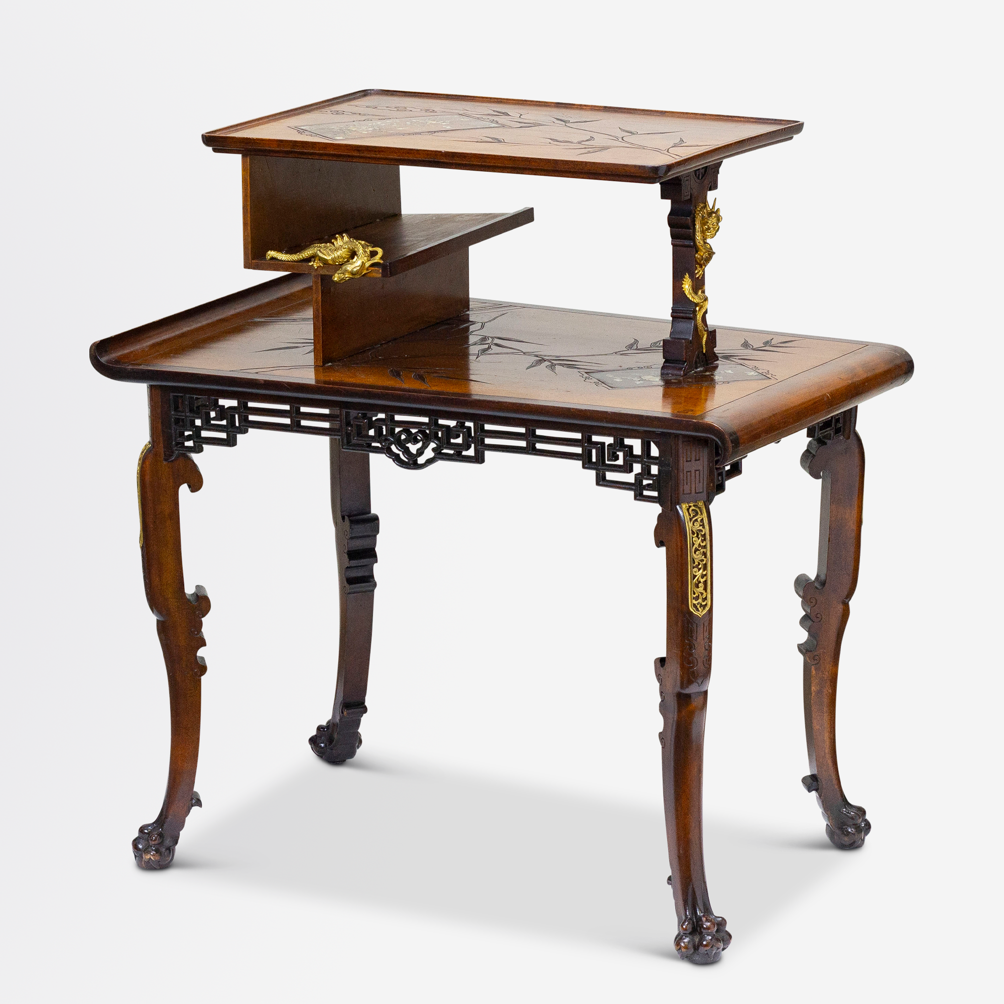French Japonaiserie Gabriel Viardot Tea Table