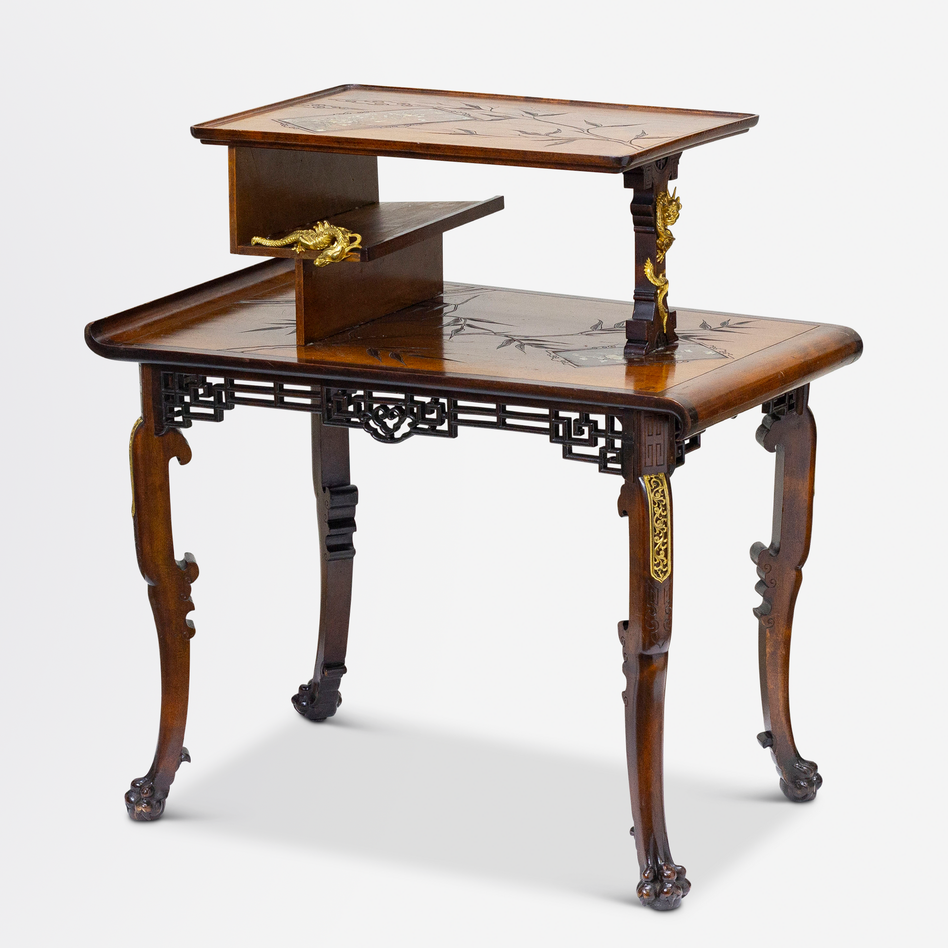 French Japonaiserie Gabriel Viardot Tea Table
