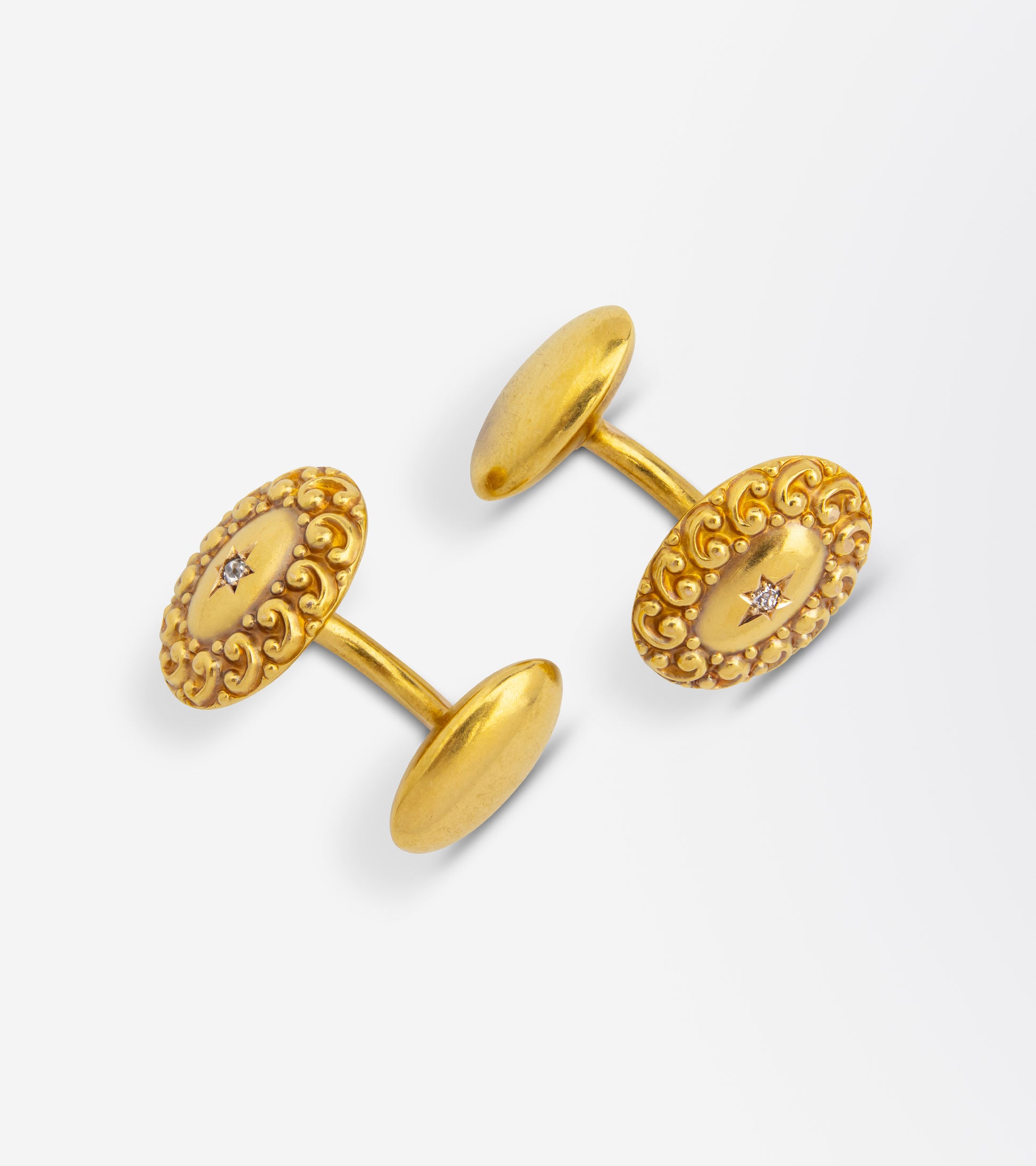 Victorian 14kt Yellow Gold Cufflinks