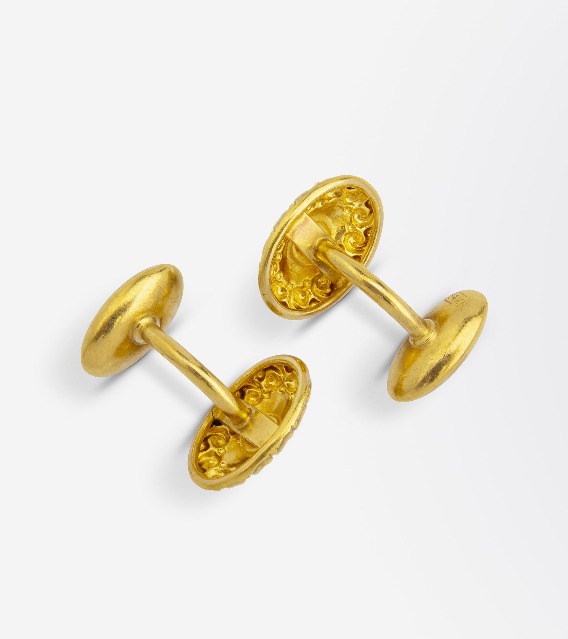 Victorian 14kt Yellow Gold Cufflinks