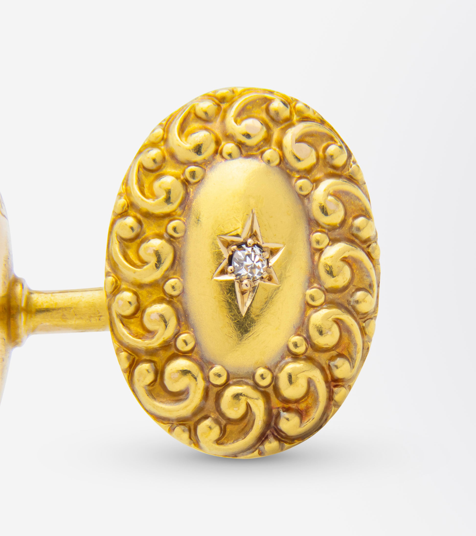 Victorian 14kt Yellow Gold Cufflinks