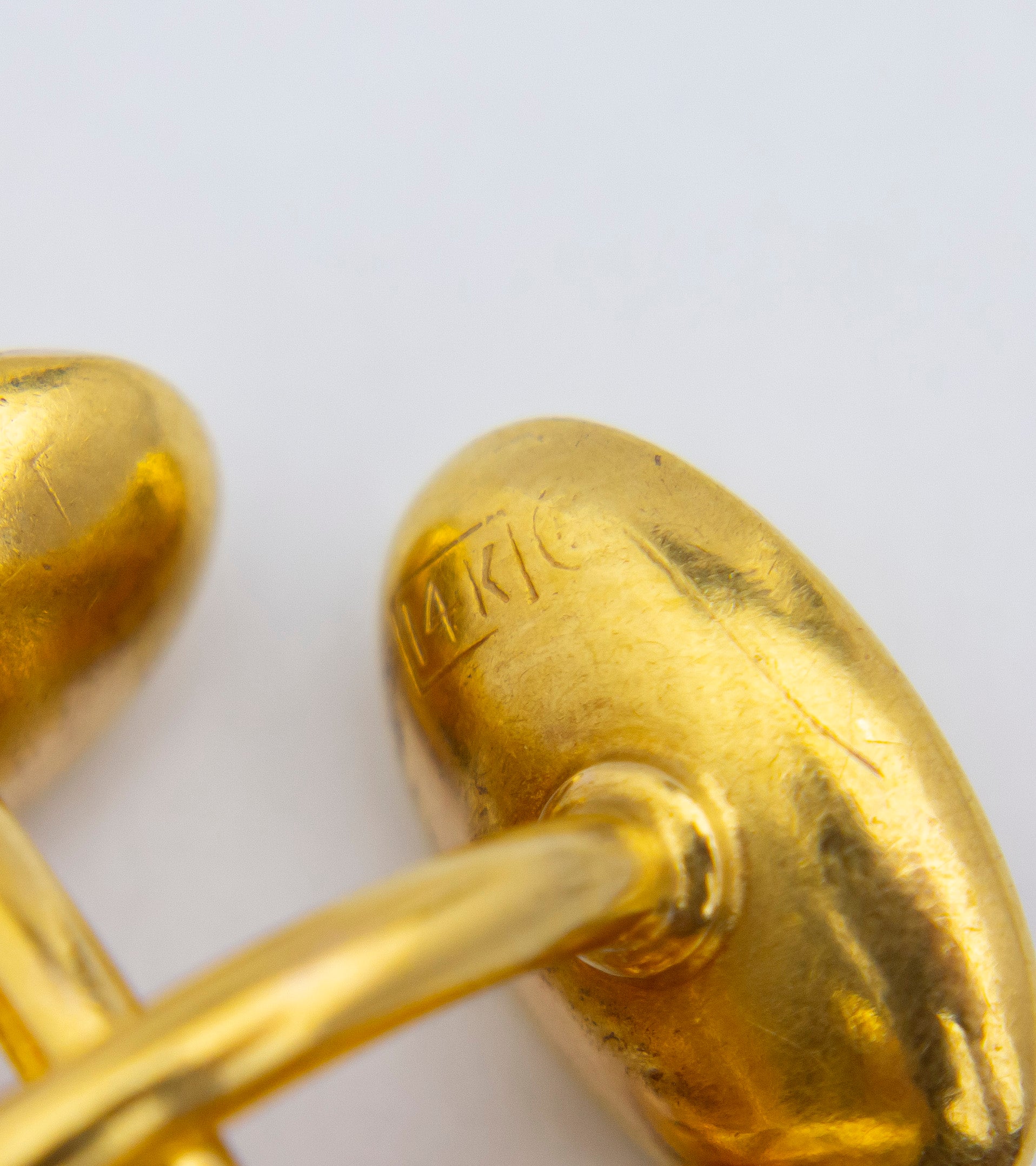 Victorian 14kt Yellow Gold Cufflinks
