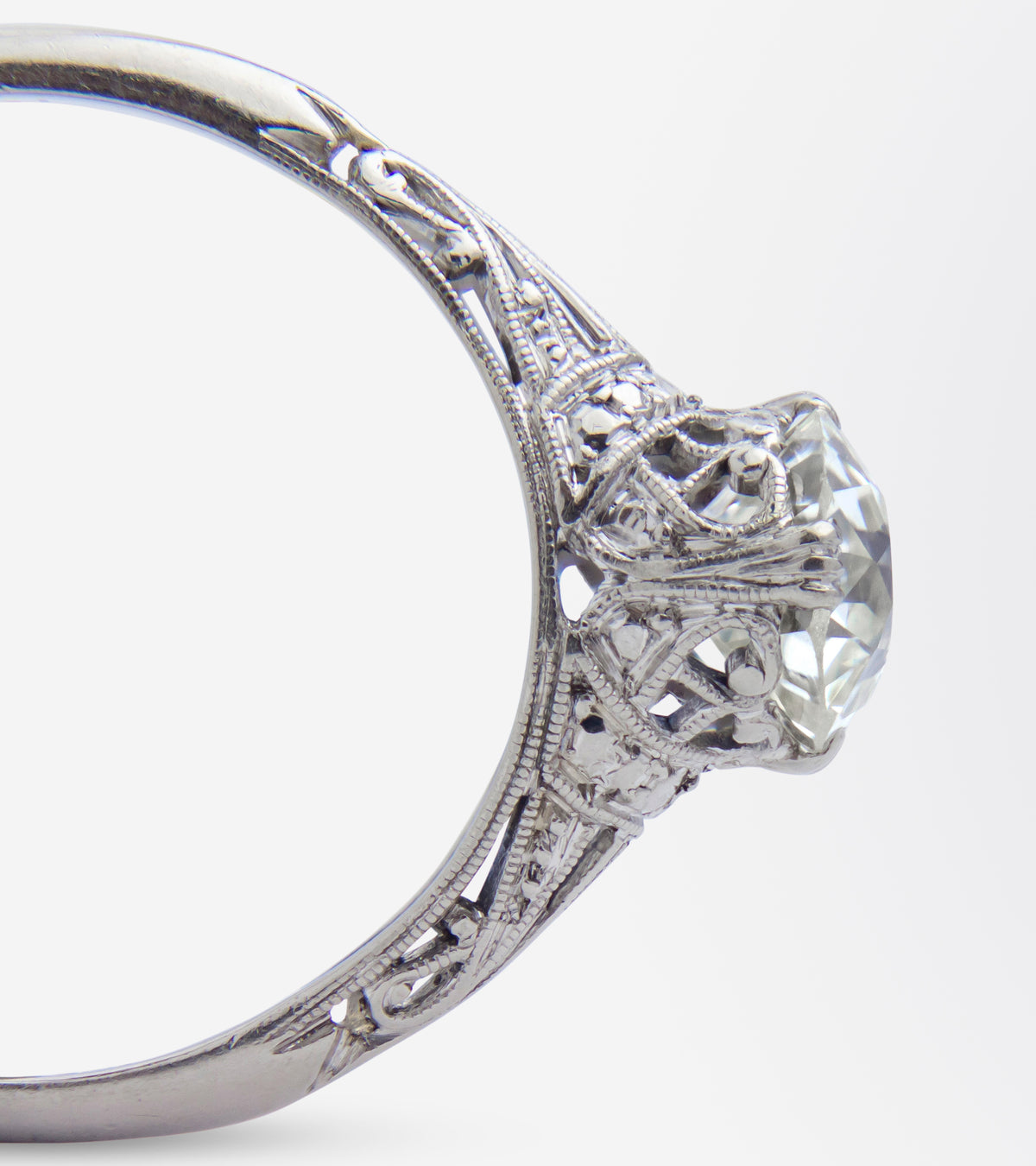 Art Deco 1.55ct Diamond Solitaire Ring