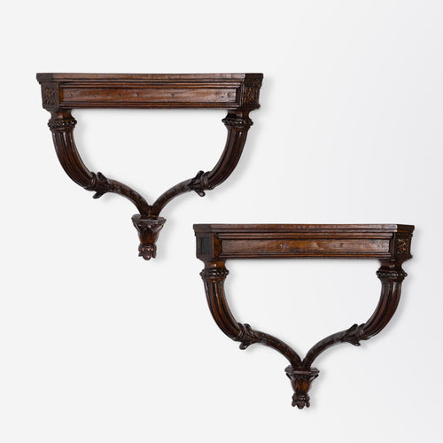 Pair of 18th Century Wall Shelves